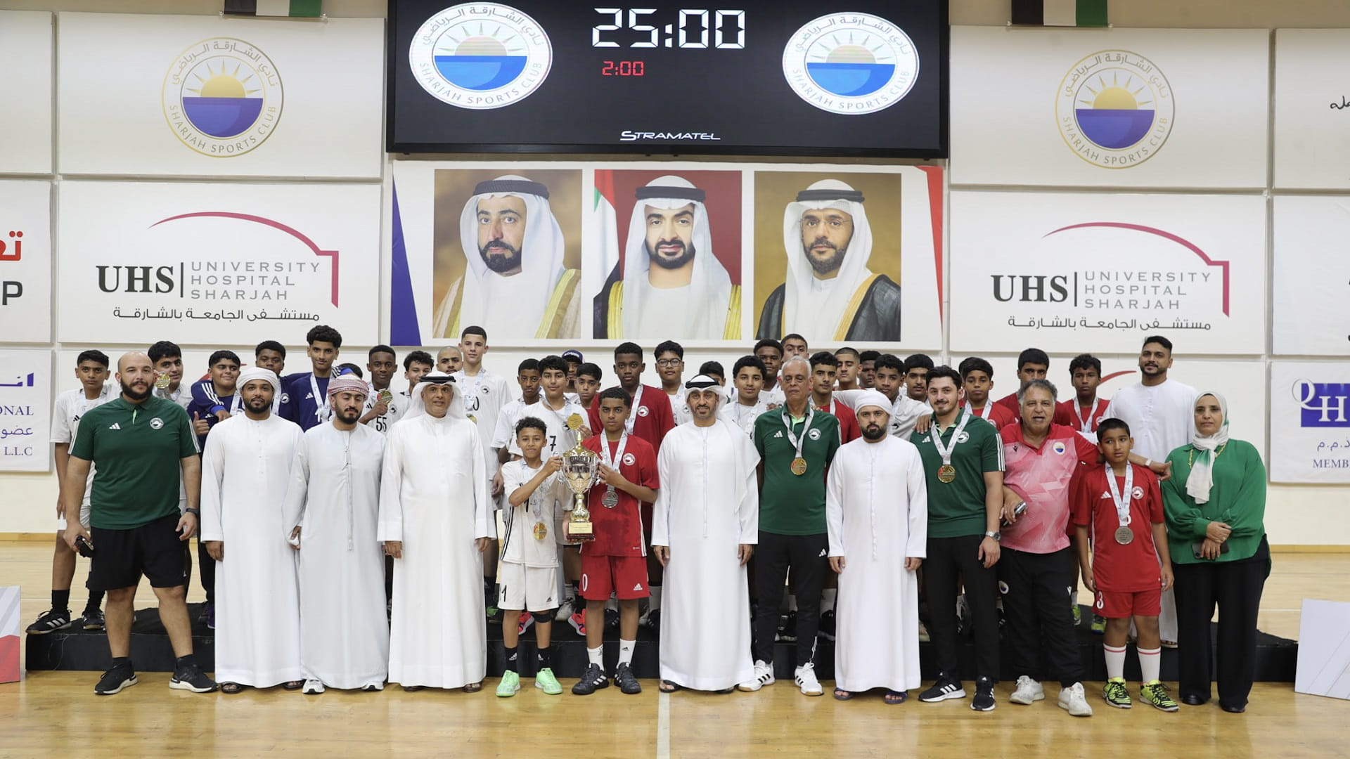 Image for the title: Sharjah wins UAE Handball Cup for juniors 