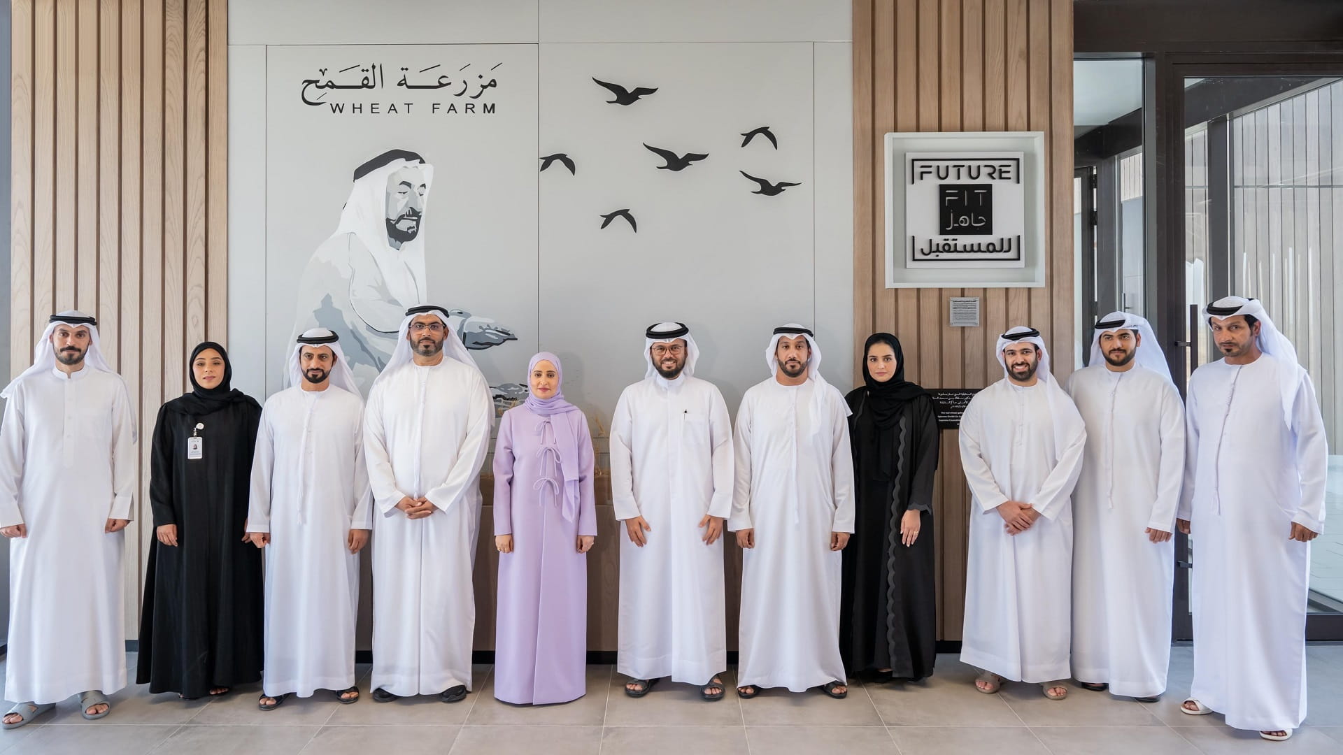 صورة بعنوان: مشروع مزرعة القمح بمليحة يحصد علامة الجاهزية للمستقبل 