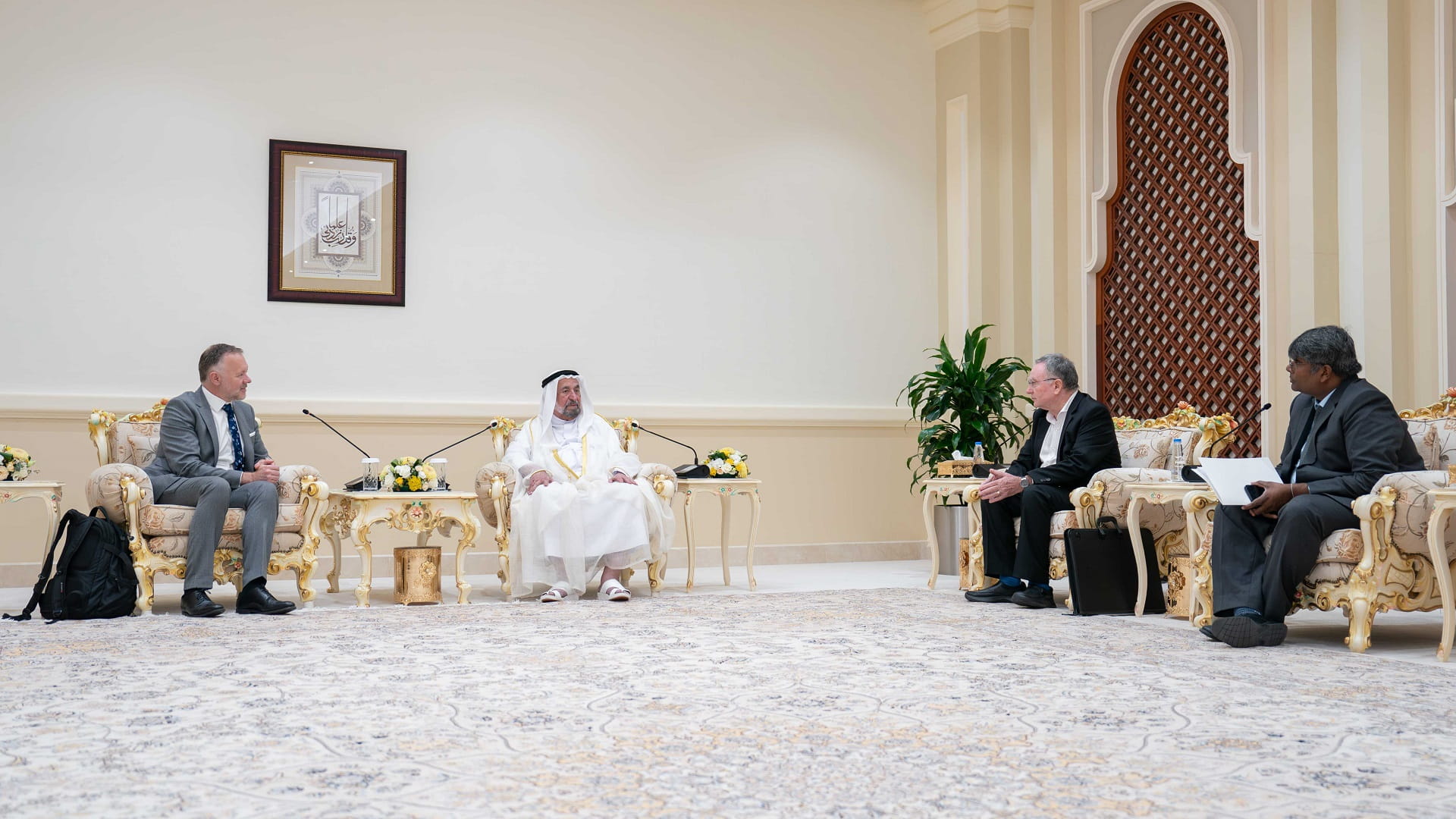 Image for the title: Sharjah Ruler praises collaboration between Sharjah, UOE 