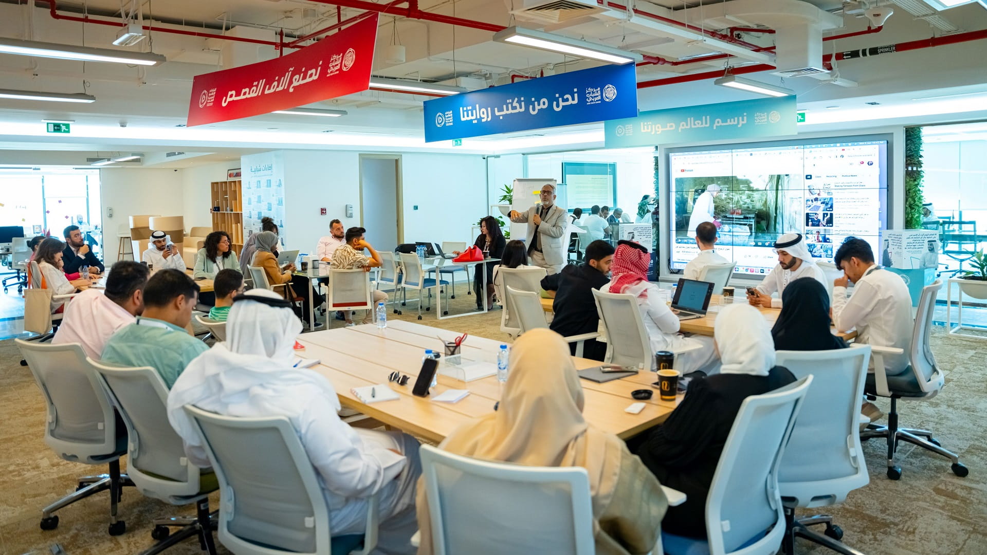 صورة بعنوان: مركز الشباب العربي ينظم ورش عمل لمنتسبي برنامج القيادات الإعلامية 