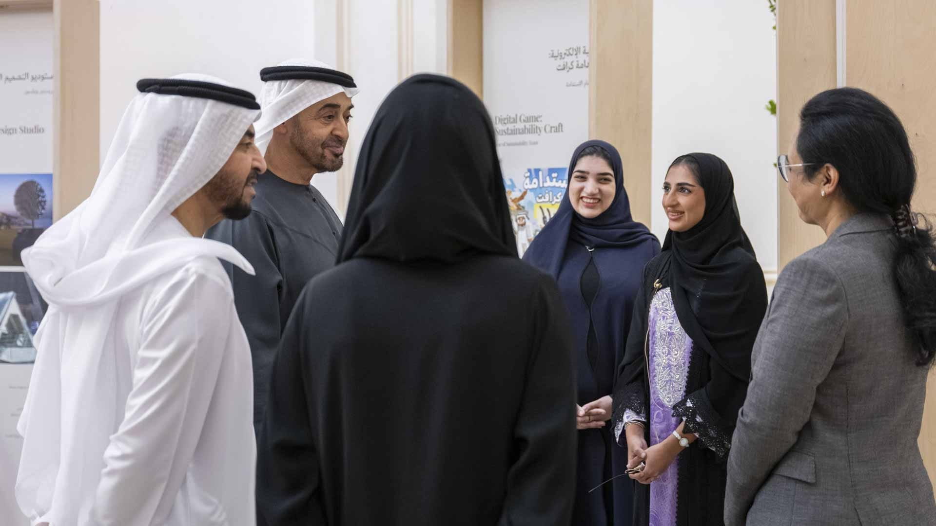 Image for the title: UAE President reviews innovative sustainability initiatives 