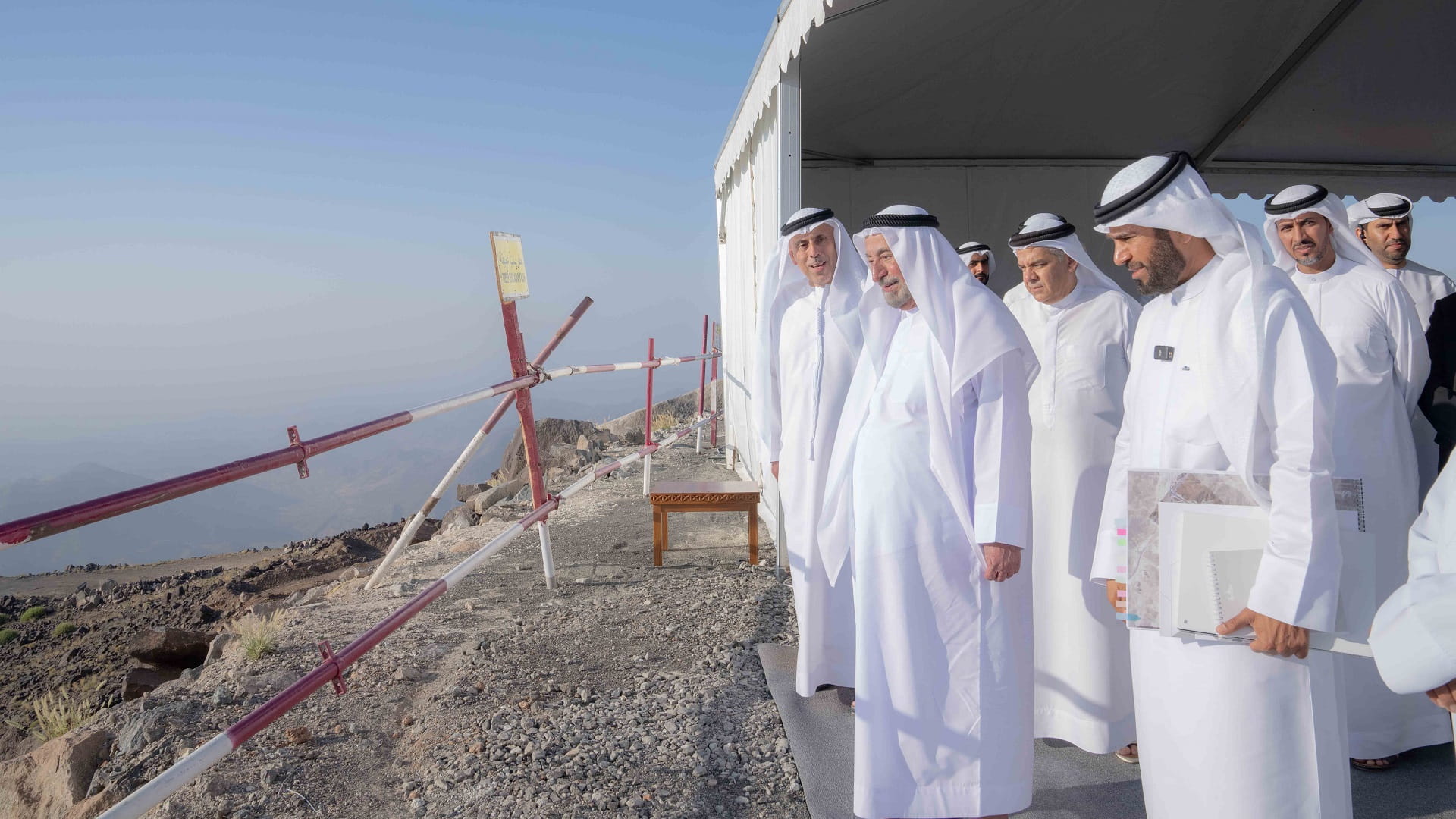 Image for the title: Sharjah Ruler Tours “Above the Clouds” Retreat in Kalba 