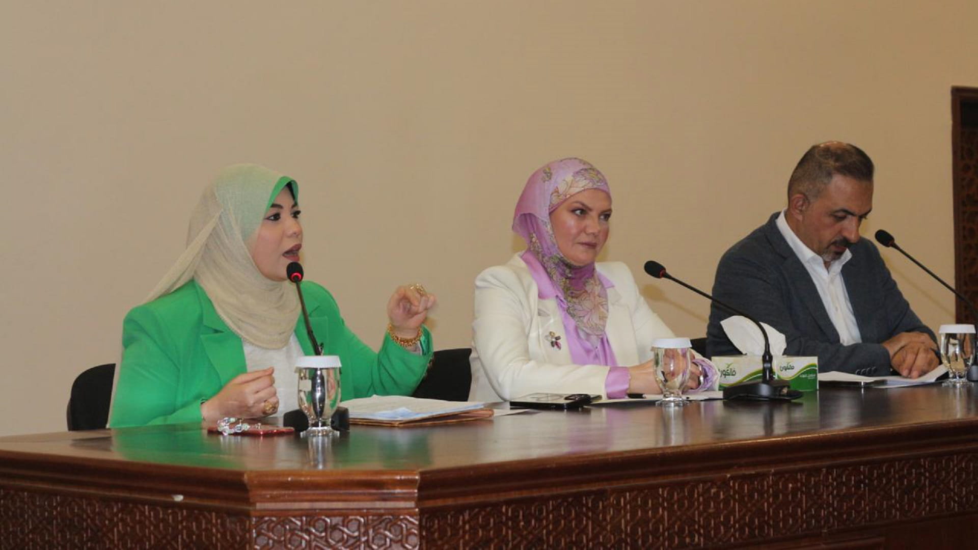Image for the title: Al Feqqi and Azzam recite poems at the Arab Cultural Club 