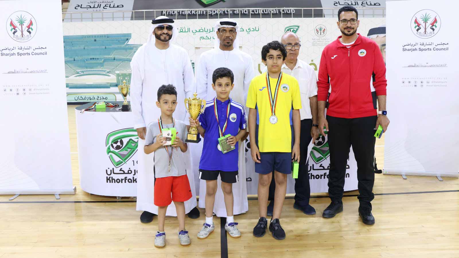 صورة بعنوان: الشارقة والذيد بطلا مهرجان الطاولة للبراعم والأشبال 