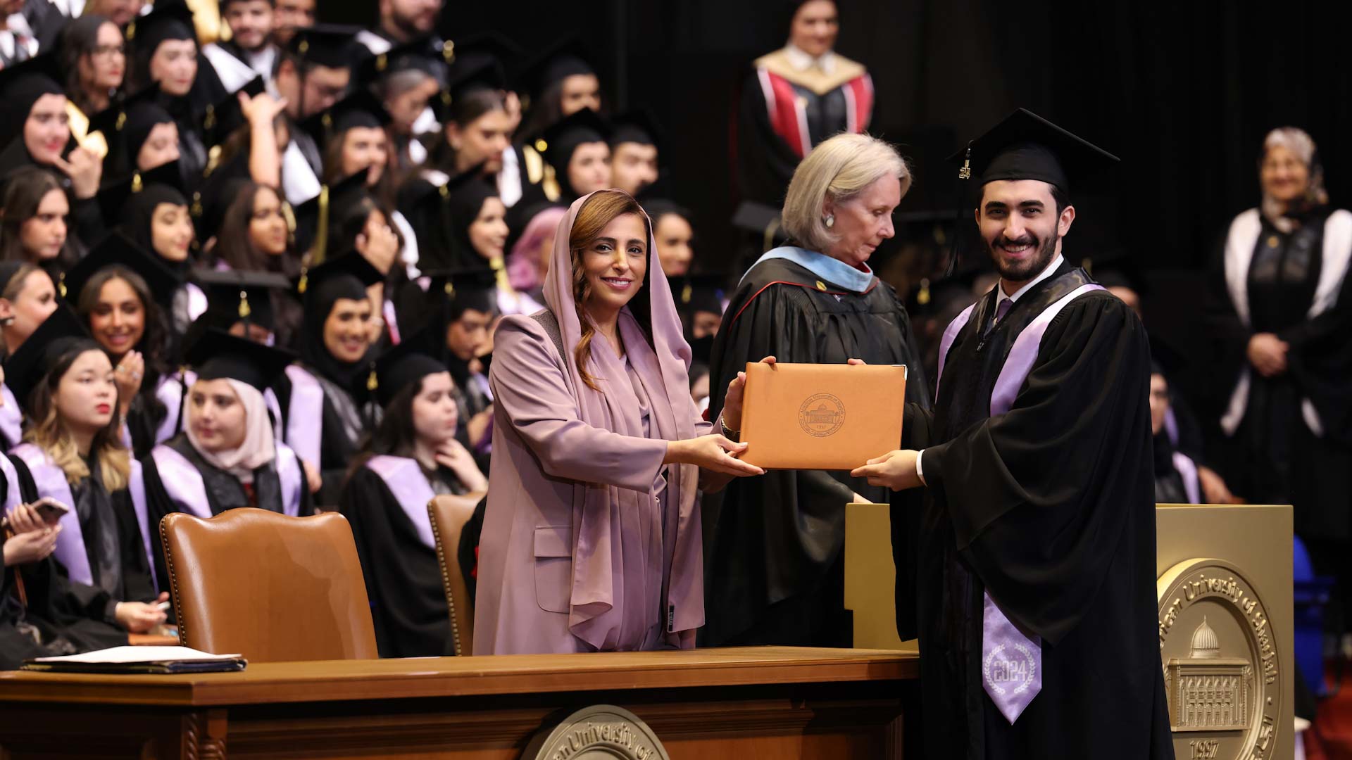Image for the title: Bodour Al Qasimi urges AUS graduates to stand up for what’s right  