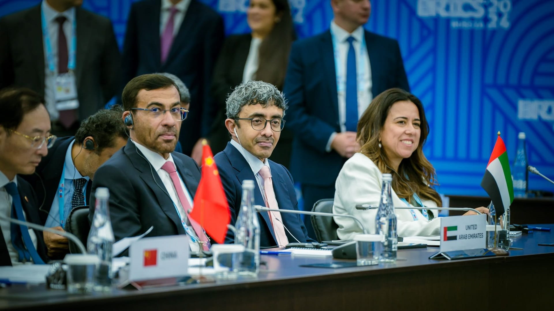 Image for the title: Abdullah bin Zayed participates in BRICS FMs’ meeting 