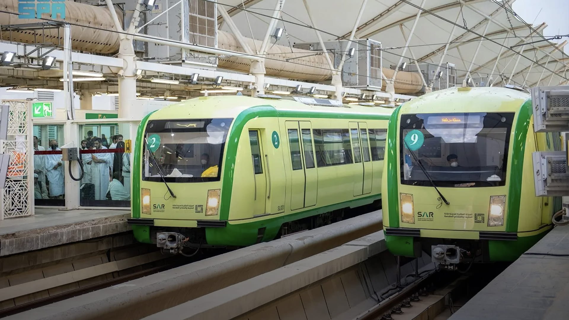 صورة بعنوان: انطلاق أولى رحلات قطار المشاعر المقدسة لموسم حج هذا العام 