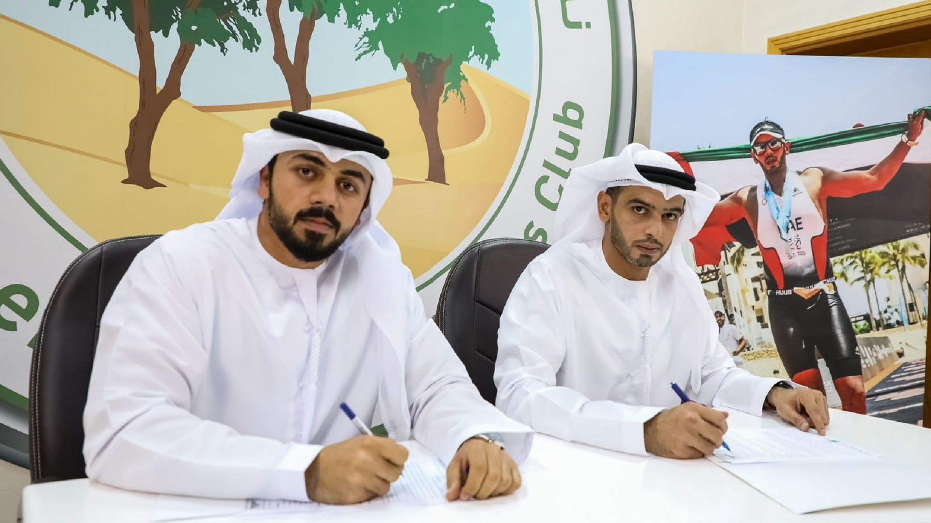 Image for the title: Al Bataeh Club backs Bakhit Al Qares for international event  