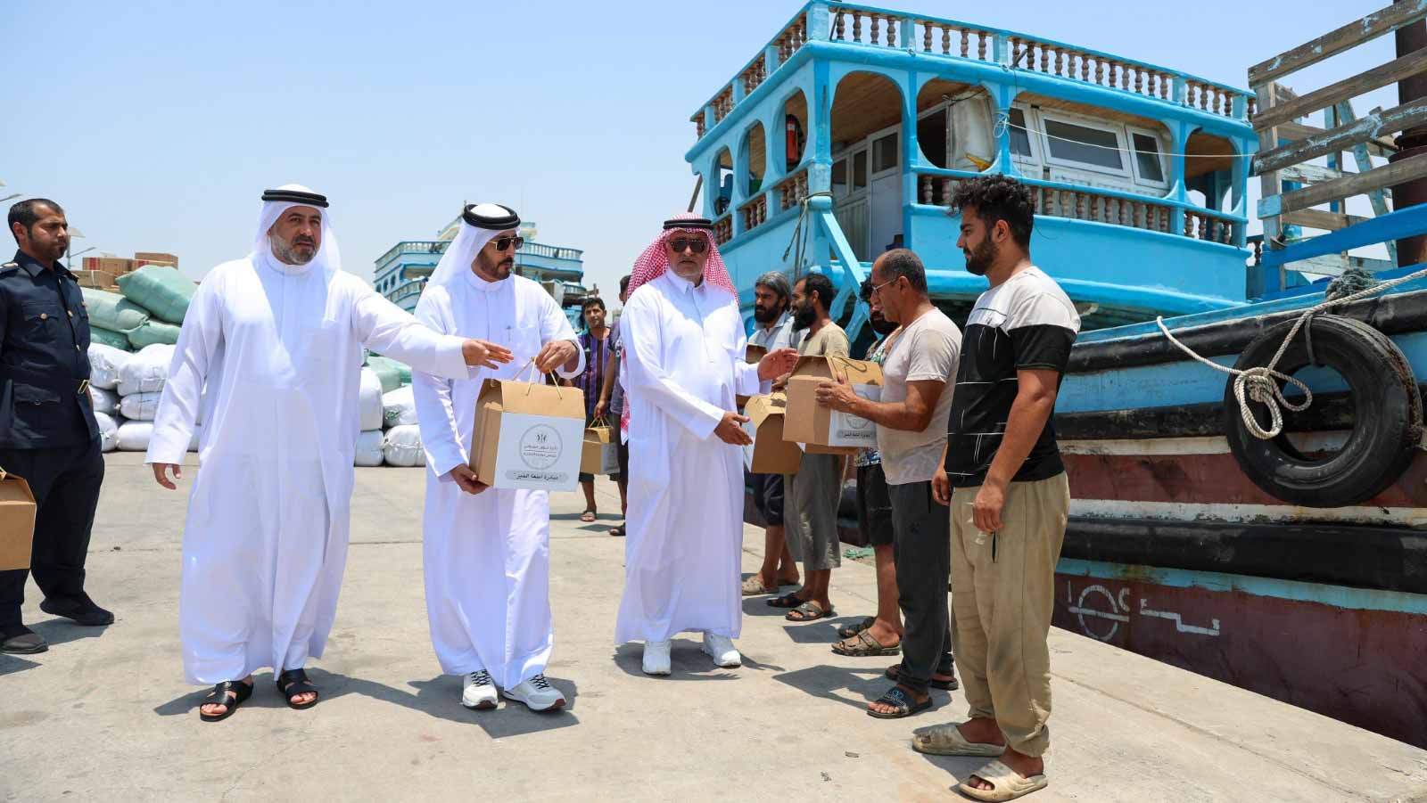 Image for the title: 'Good Luggage' initiative brightens Eid for Sharjah's sailors 