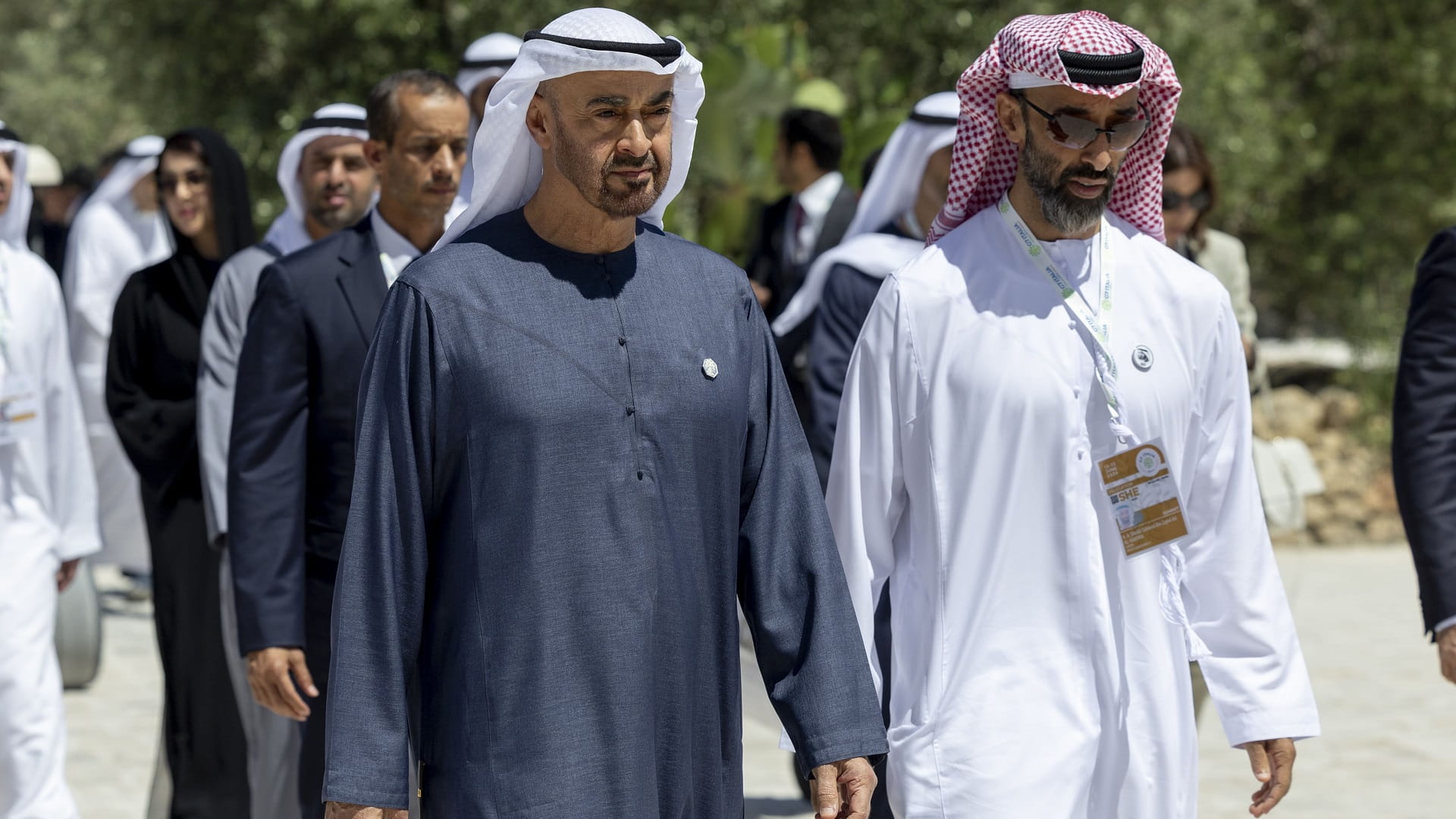 Image for the title: UAE Pres participates in G7 Summit on AI and energy in Italy 