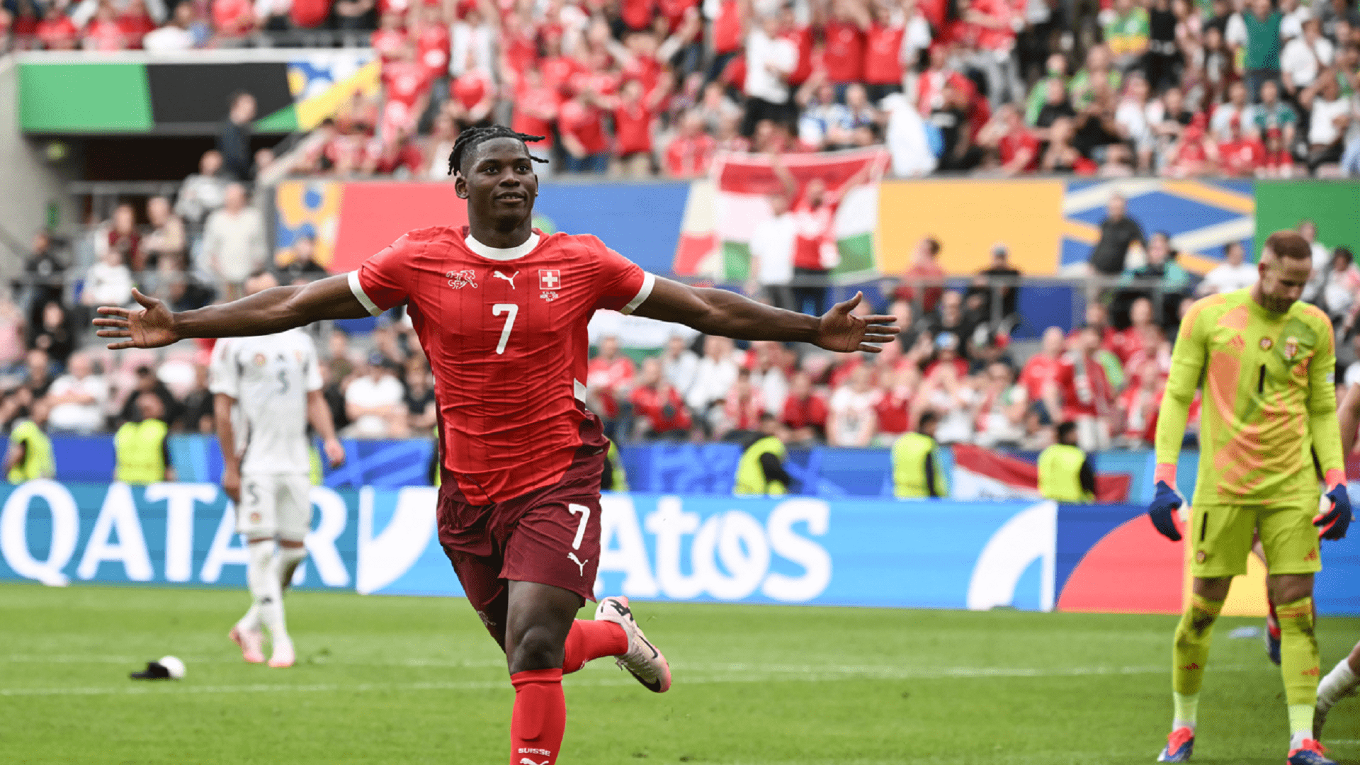 صورة بعنوان: سويسرا تتخطى المجر بثلاثية في بطولة أمم أوروبا 