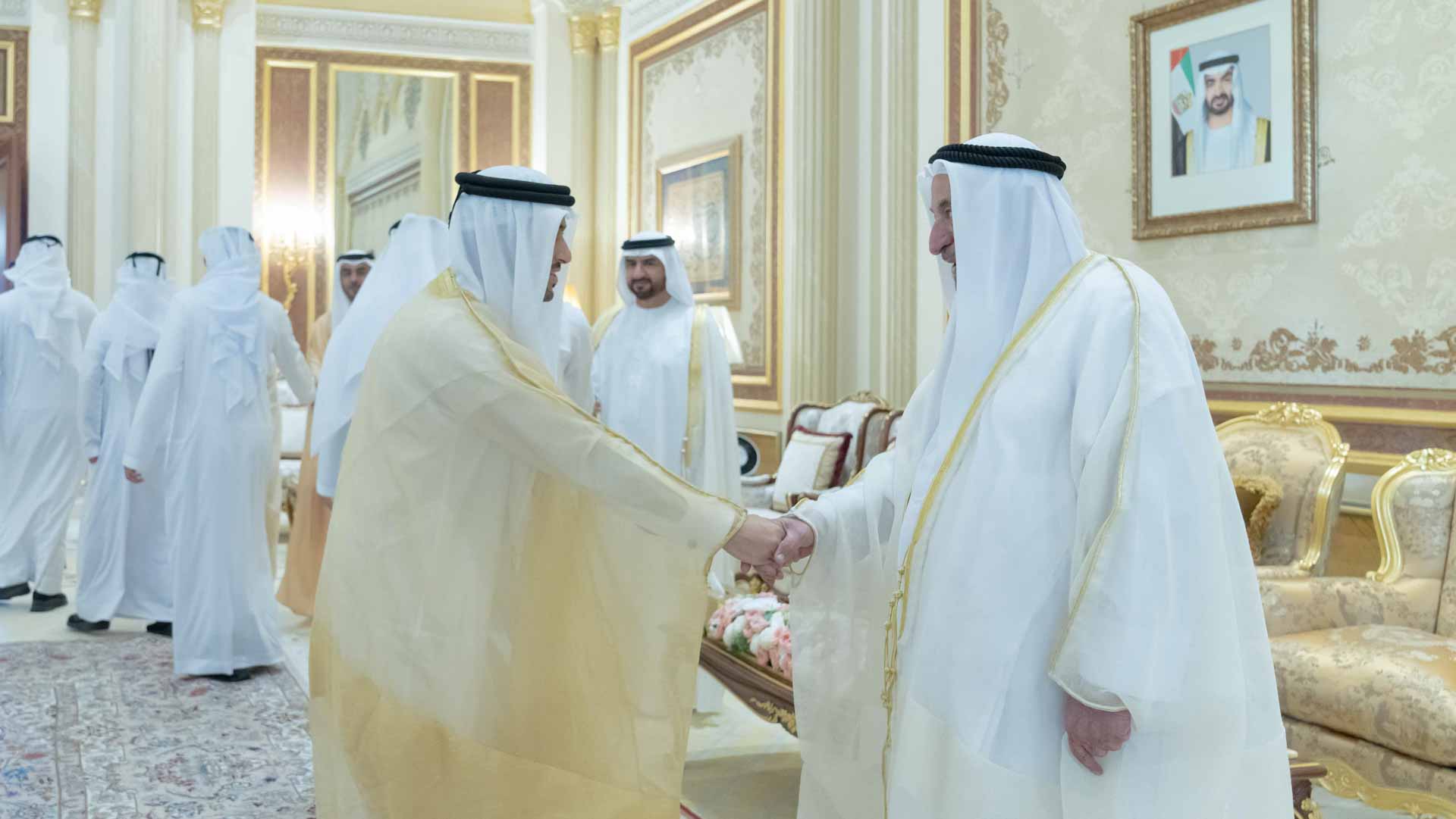 Image for the title: Sharjah Ruler receives Eid Al Adha well-wishers 