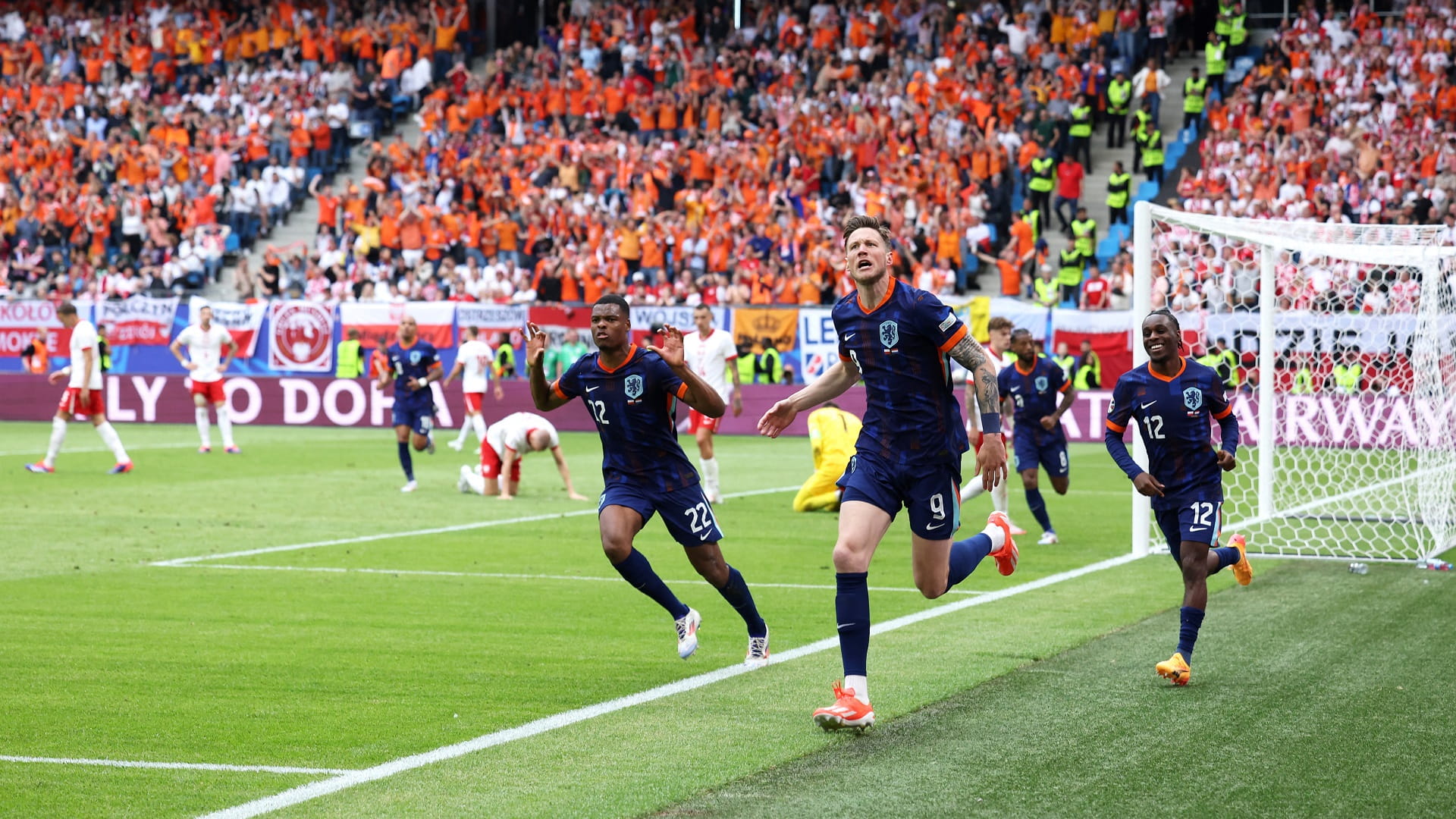 صورة بعنوان: هولندا تقلب الطاولة على بولندا في بطولة يورو 2024  