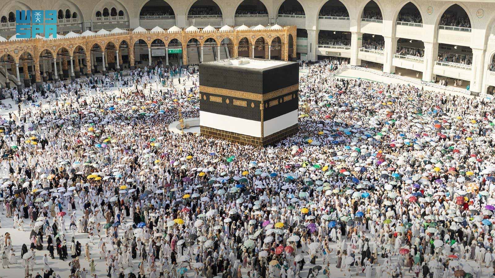 Image for the title: Grand Mosque ready to receive pilgrims to perform Farewell Tawaf  