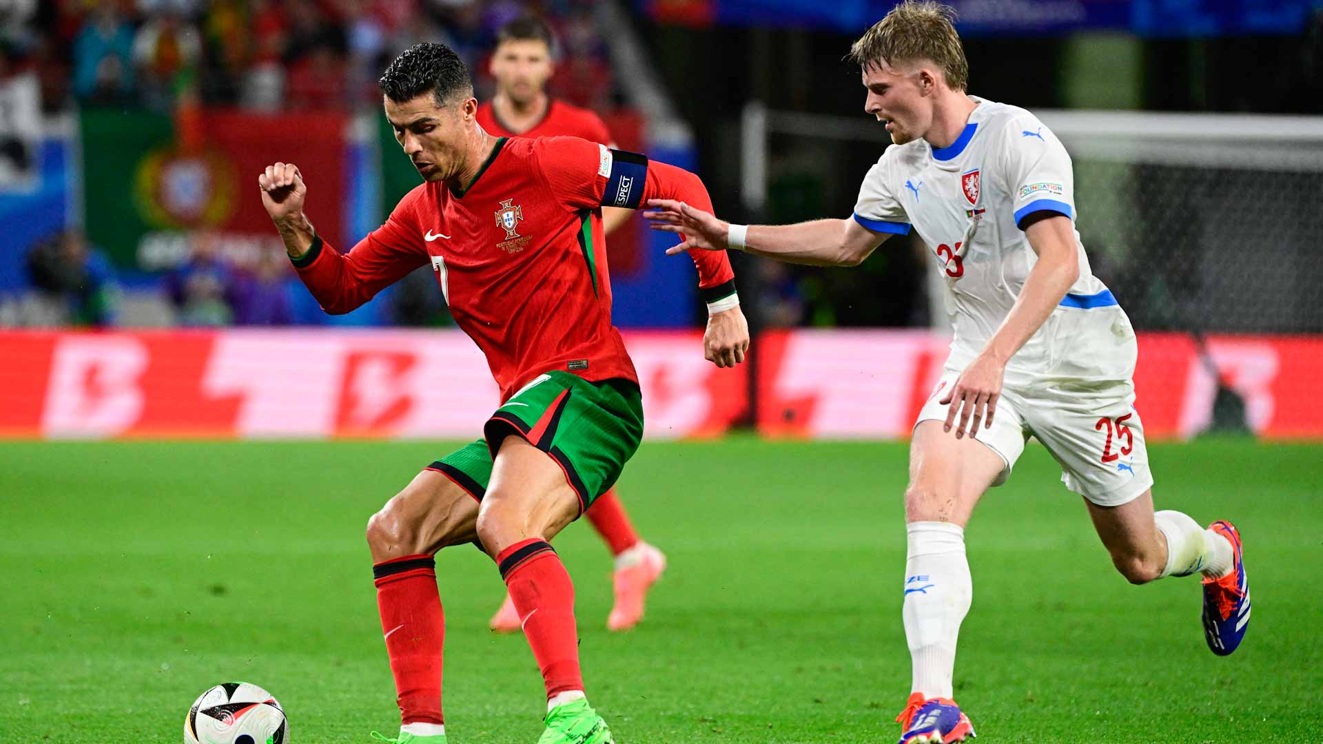 Image for the title: Euro 2024: Portugal clinches 2-1 win over Czech Republic 