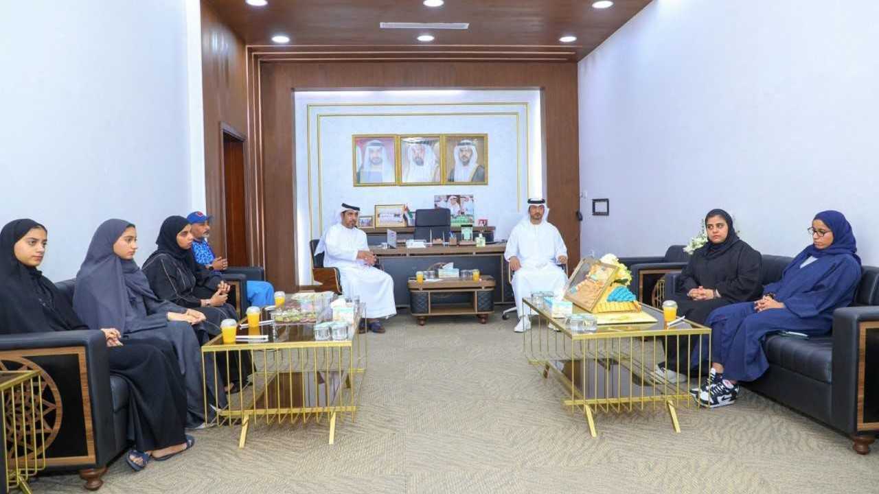 Image for the title: Dibba Al Hisn Club receives Sharjah Women's Sports’ delegation  