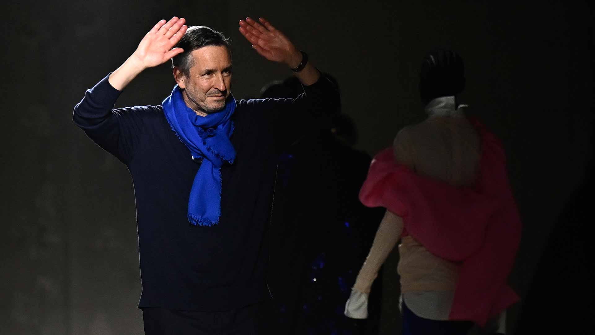 Image for the title: Dries Van Noten bids farewell to florals and the fashion world 