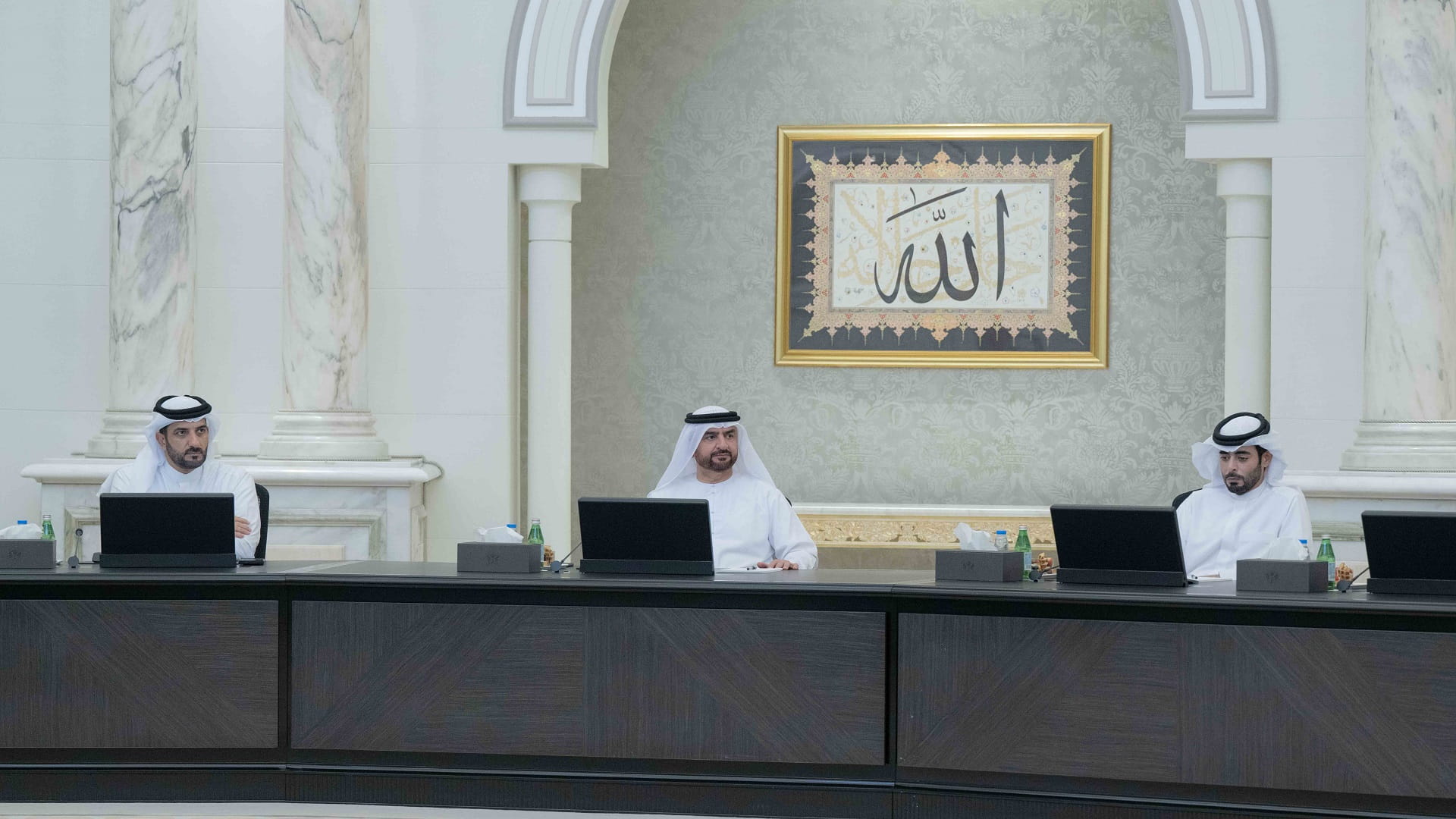 Image for the title: Abdullah bin Salem Al Qasimi chairs SEC  meeting 