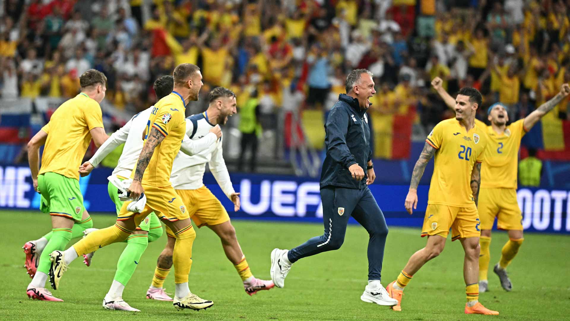 صورة بعنوان: رومانيا تتصدر المجموعة الخامسة في يورو 2024   