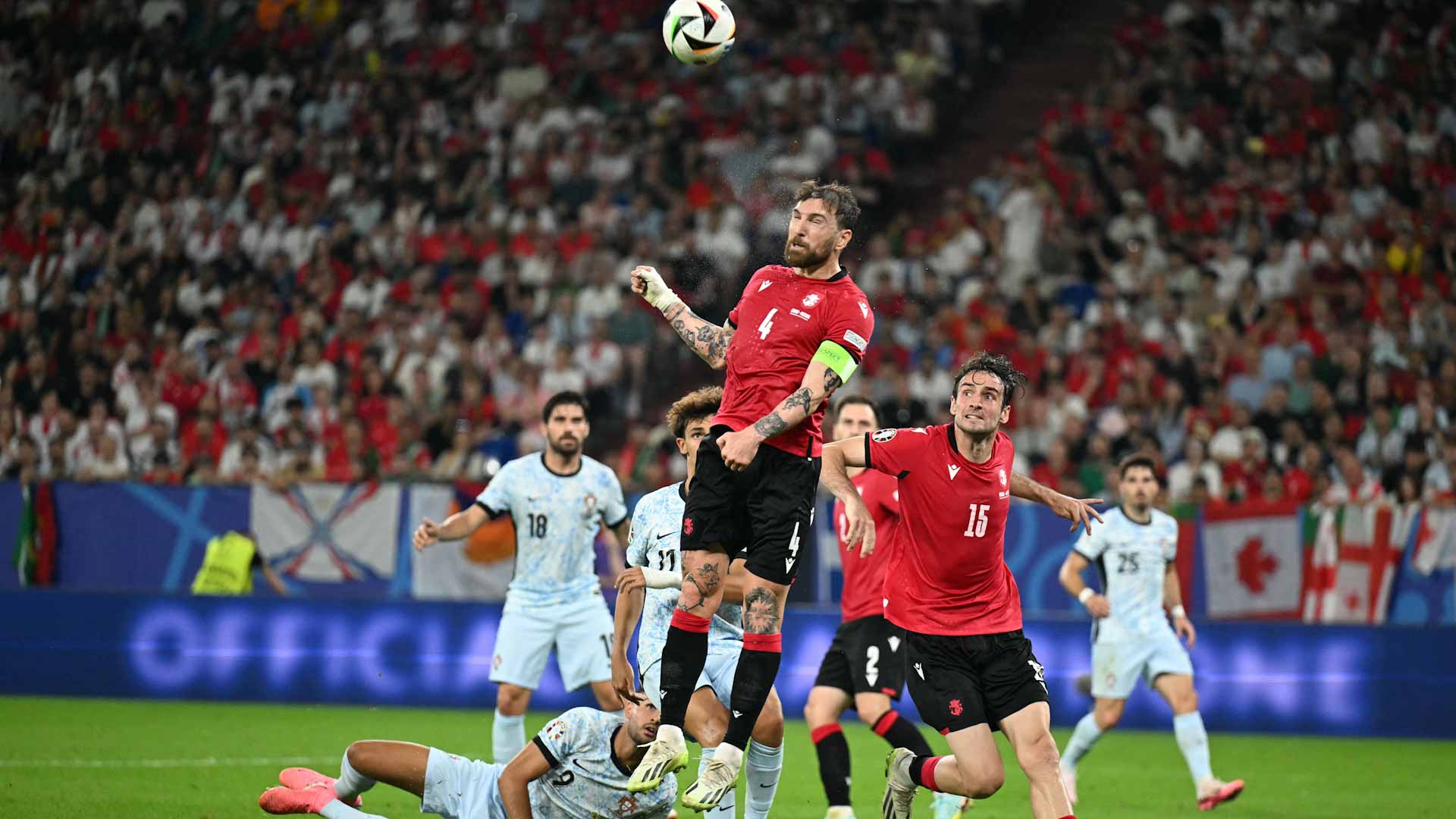 صورة بعنوان: جورجيا تحقق فوزاً تاريخياً على البرتغال وتبلغ ثمن نهائي يورو 2024  
