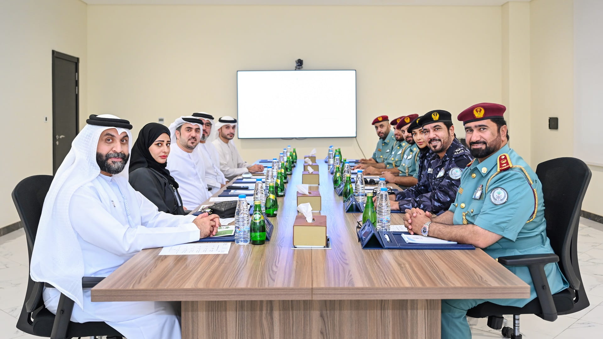Image for the title: Economic Dept. Benchmarks Asset Management with Sharjah Police 