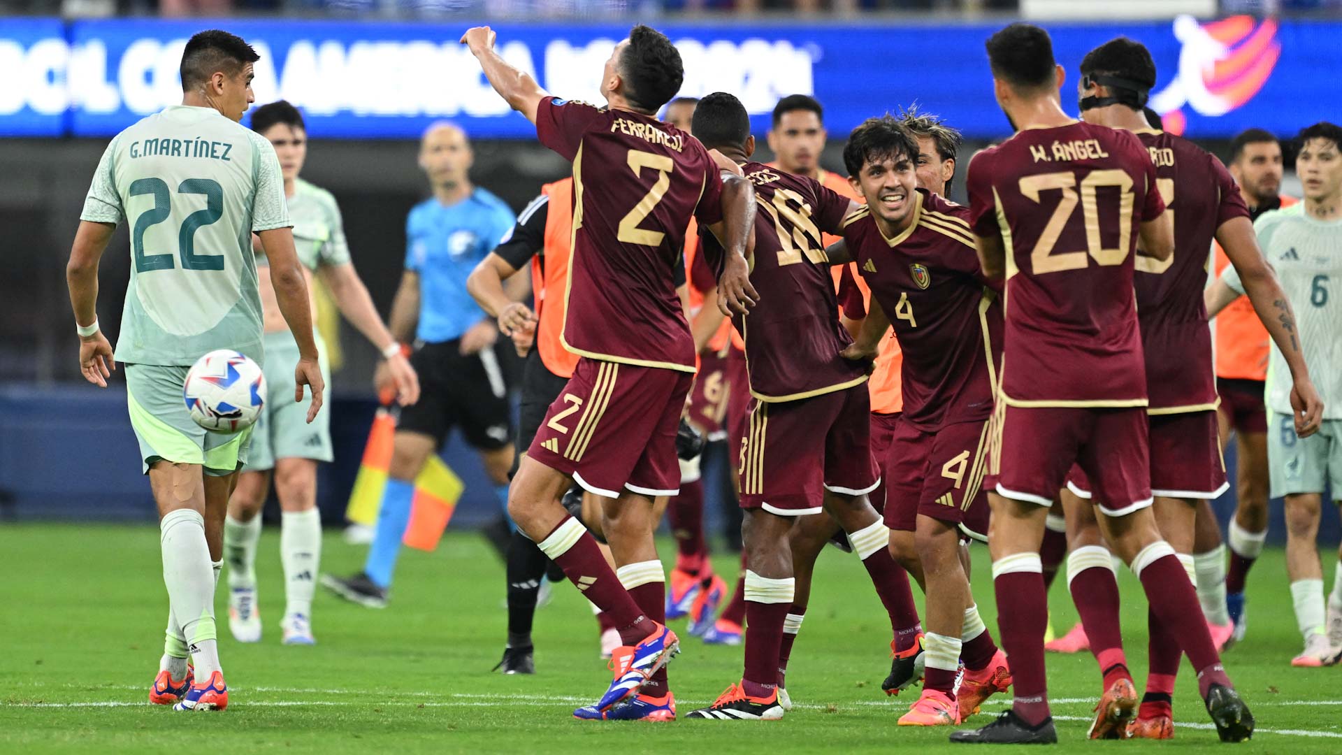 صورة بعنوان: فنزويلا تكسر العقدة وتتغلب على المكسيك في كوبا أميركا  