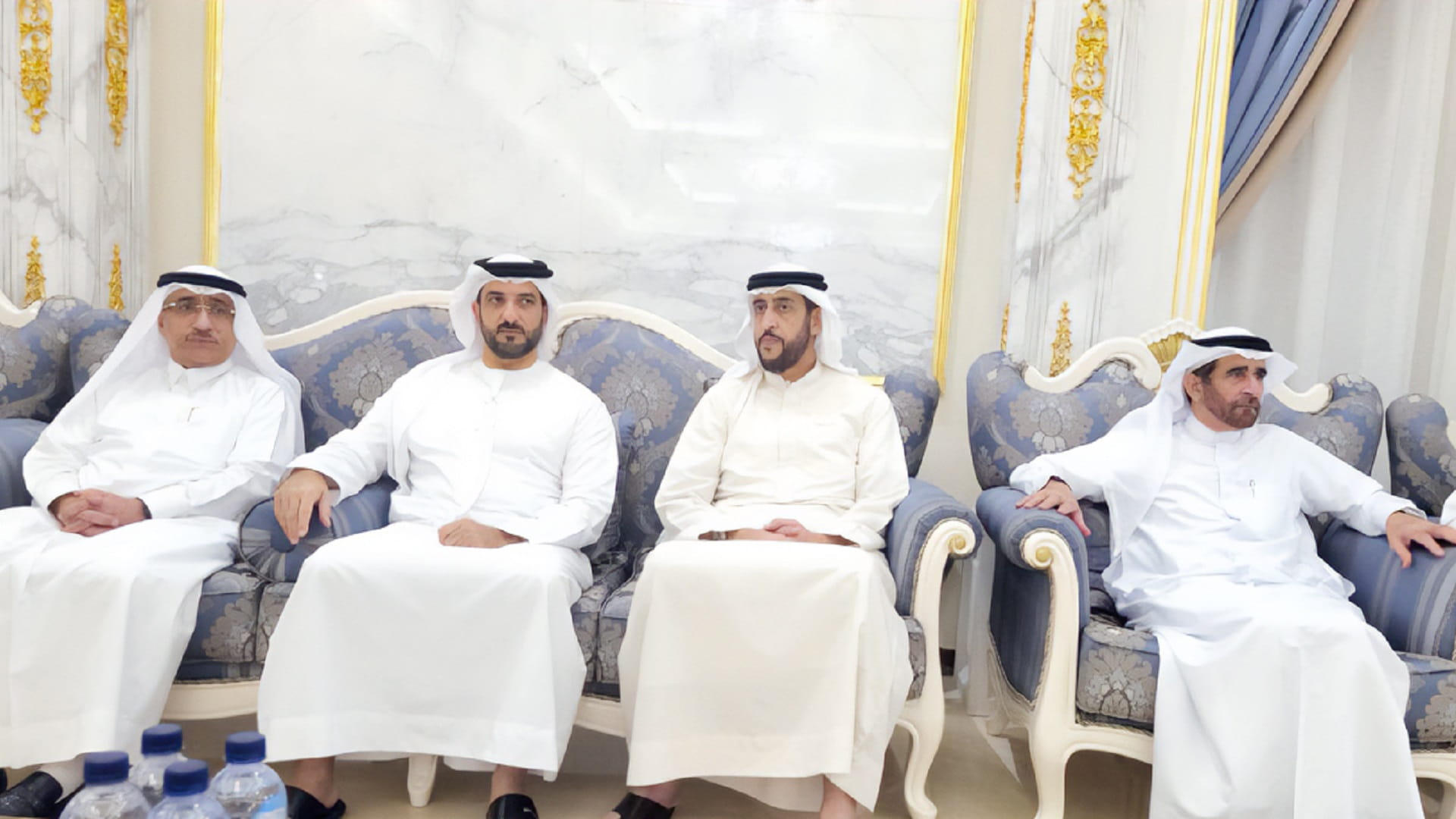 صورة بعنوان: سلطان بن أحمد يعزي في وفاة الشيخة نورة بنت سعيد القاسمي بكلباء 