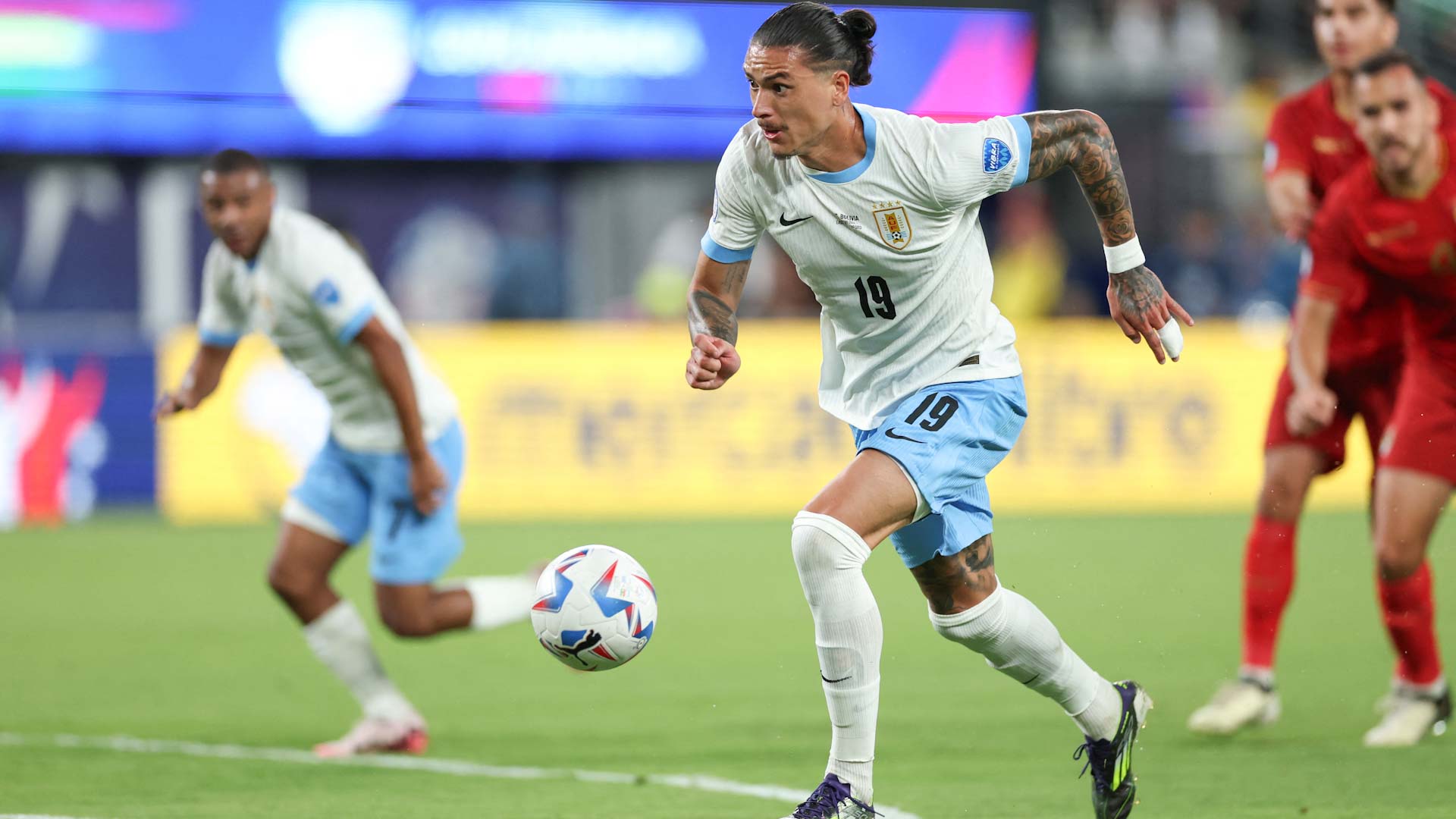 صورة بعنوان: أوروجواي تقترب من دور الثمانية في كوبا أميركا 2024  