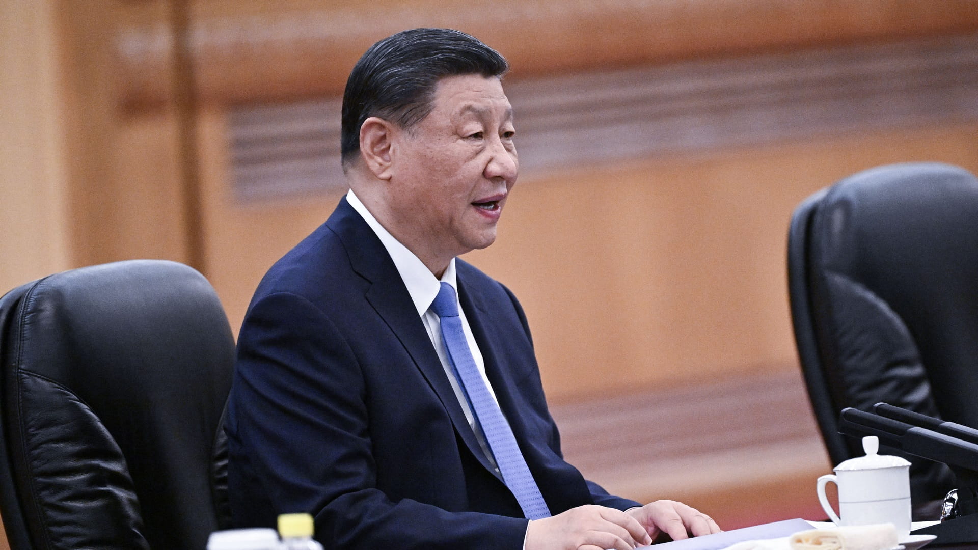 صورة بعنوان: رئيس الصين يشارك بقمة منظمة شنغهاي للتعاون الـ24 في أستانا 