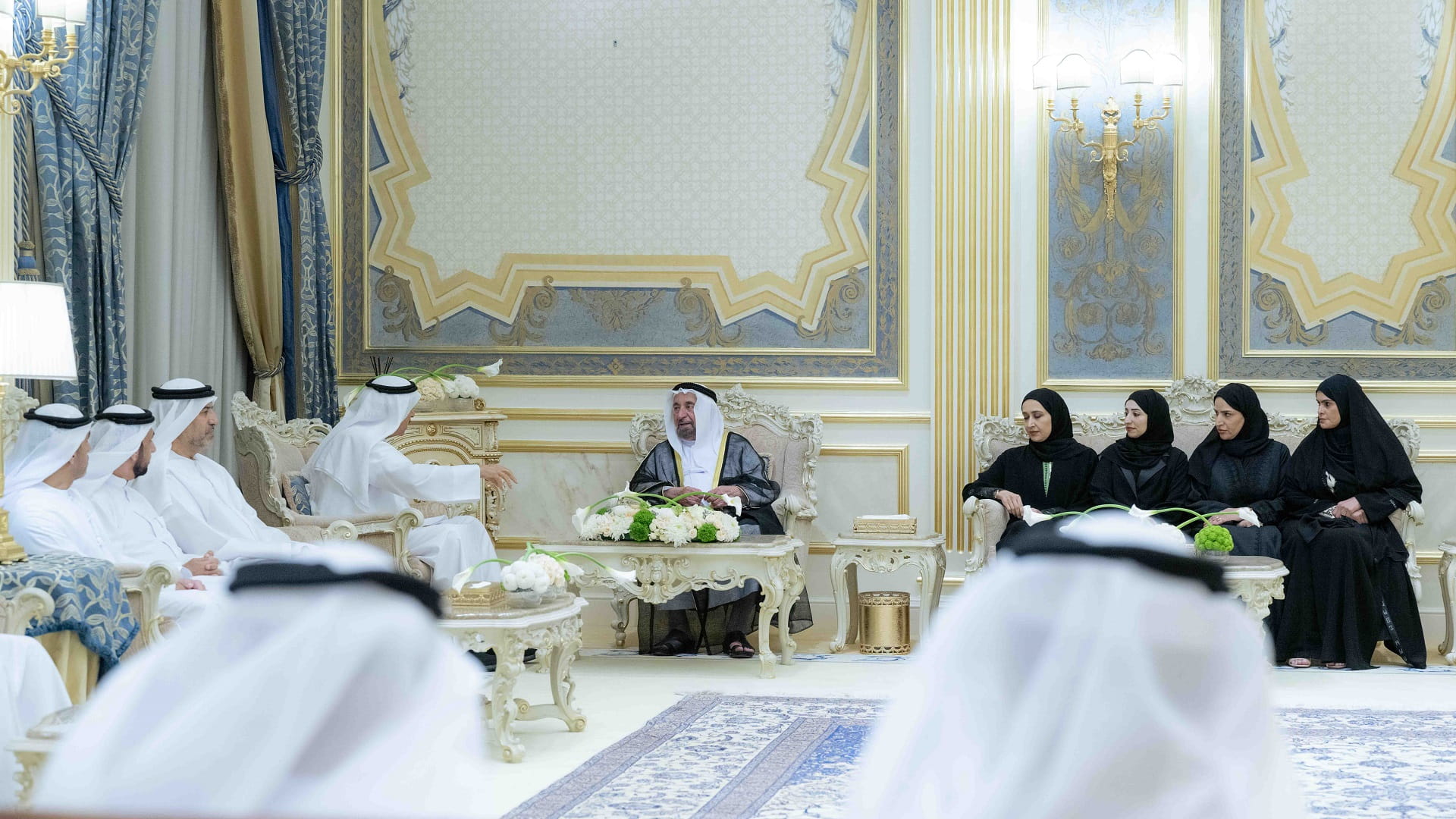 Image for the title: Sharjah Ruler exchanges Ramadan greetings with FNC Speaker 