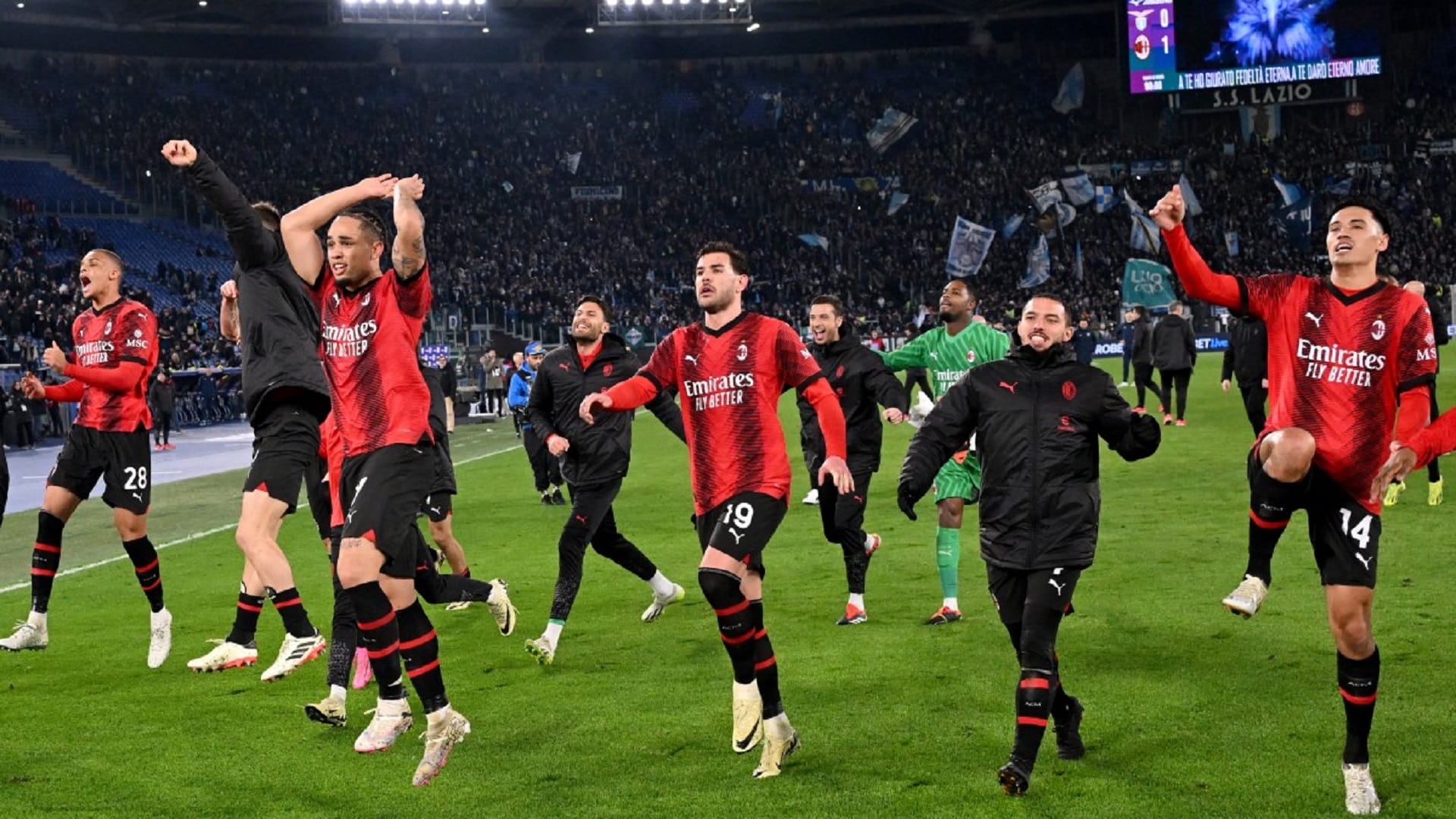 صورة بعنوان: أوكافور يقود ميلان للفوز على لاتسيو في الدوري الإيطالي 