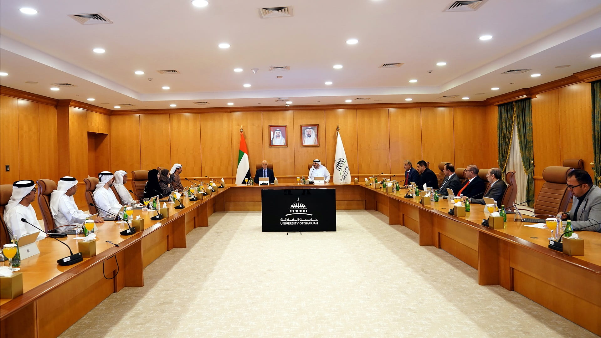 صورة بعنوان: المجلس الاستشاري لكلية القانون بجامعة الشارقة يستعرض خطط تطويرها 