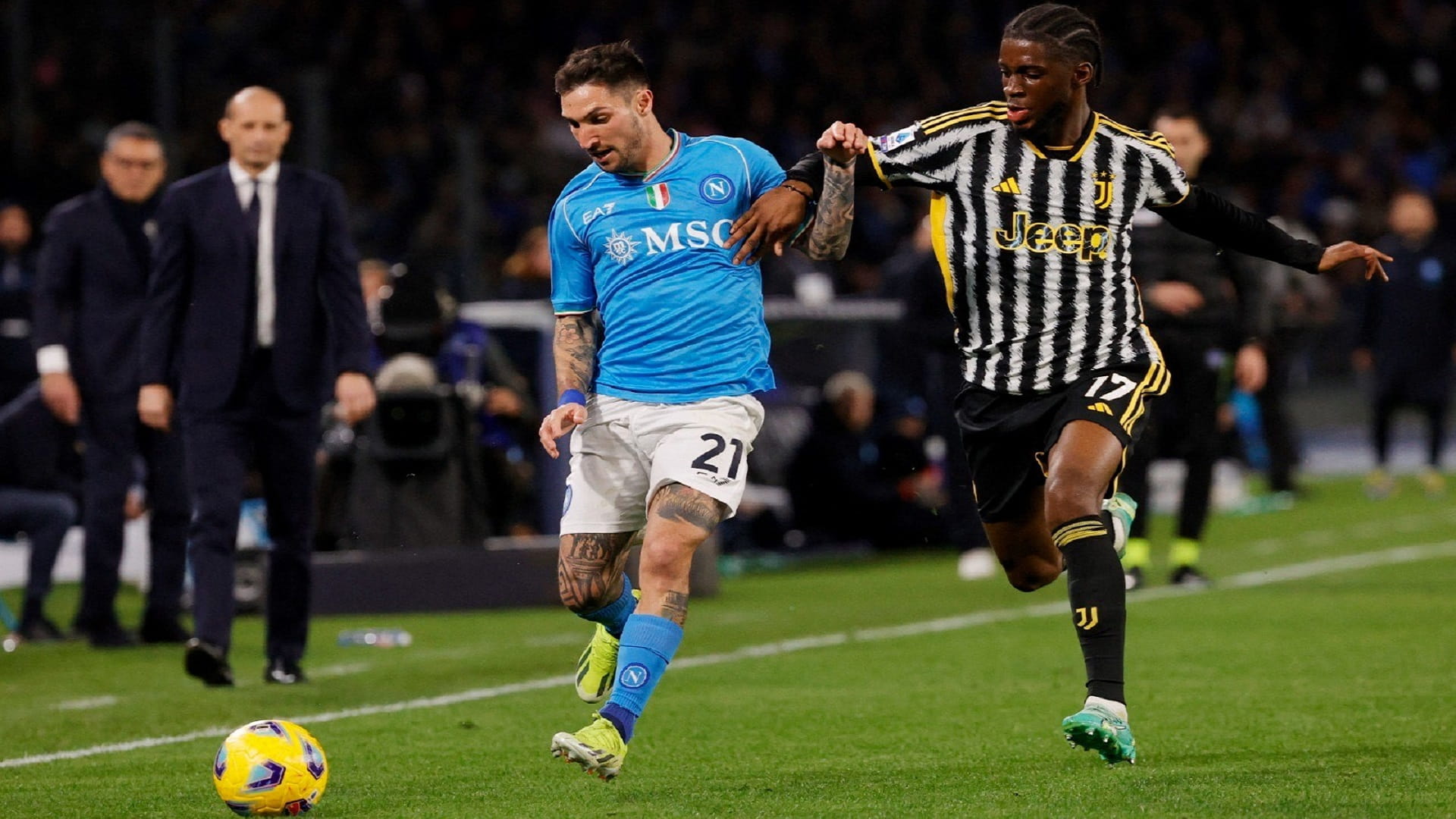 صورة بعنوان: نابولي يتخطى يوفنتوس في قمة الجولة 27 من الدوري الإيطالي 