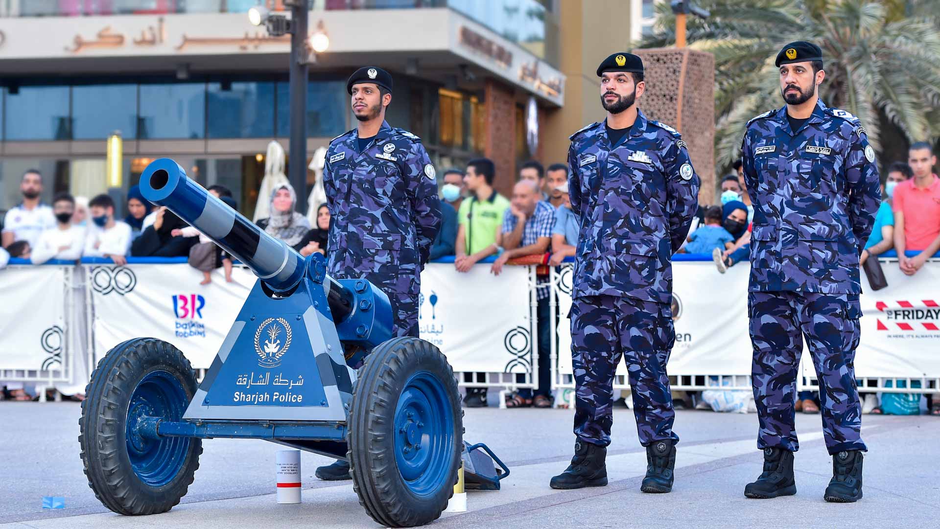 صورة بعنوان: شرطة الشارقة تحدد 5 مواقع لإطلاق مدفع الإفطار خلال شهر رمضان  