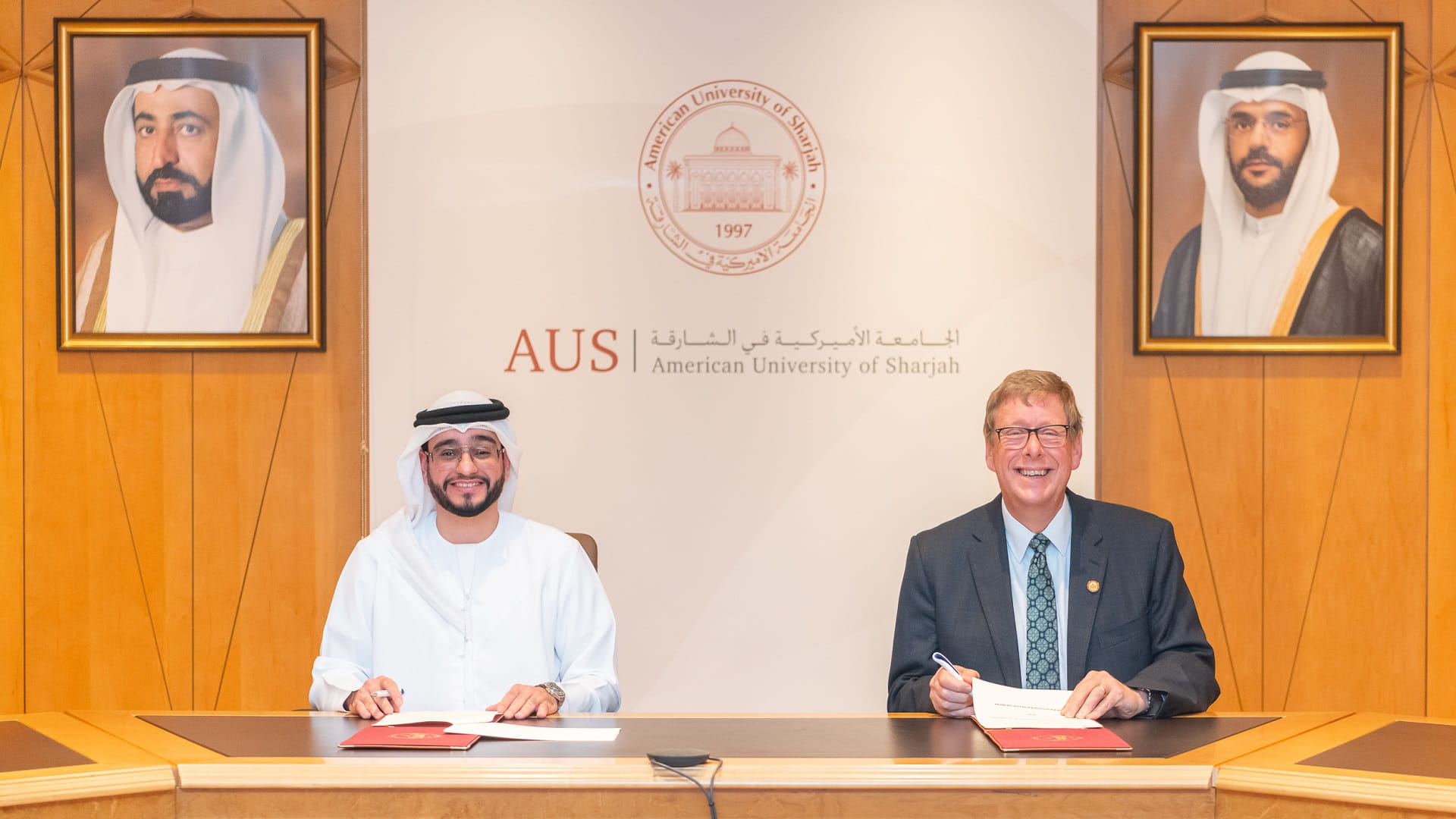 Image for the title: AGDA, AUS sign MoU to build stronger diplomatic capacities 