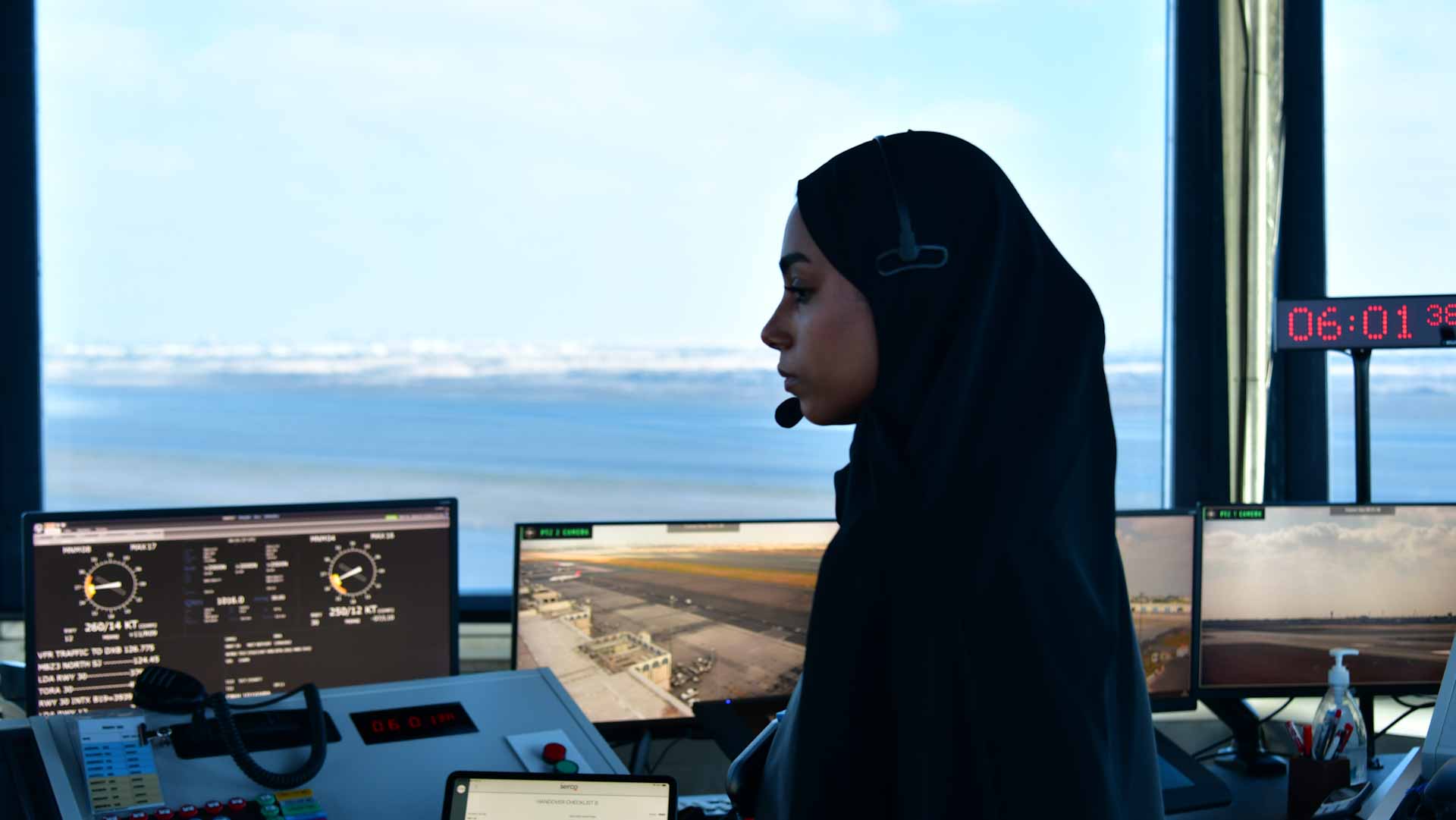 Image for the title: DCA celebrates first Emirati woman ATCO in Sharjah 