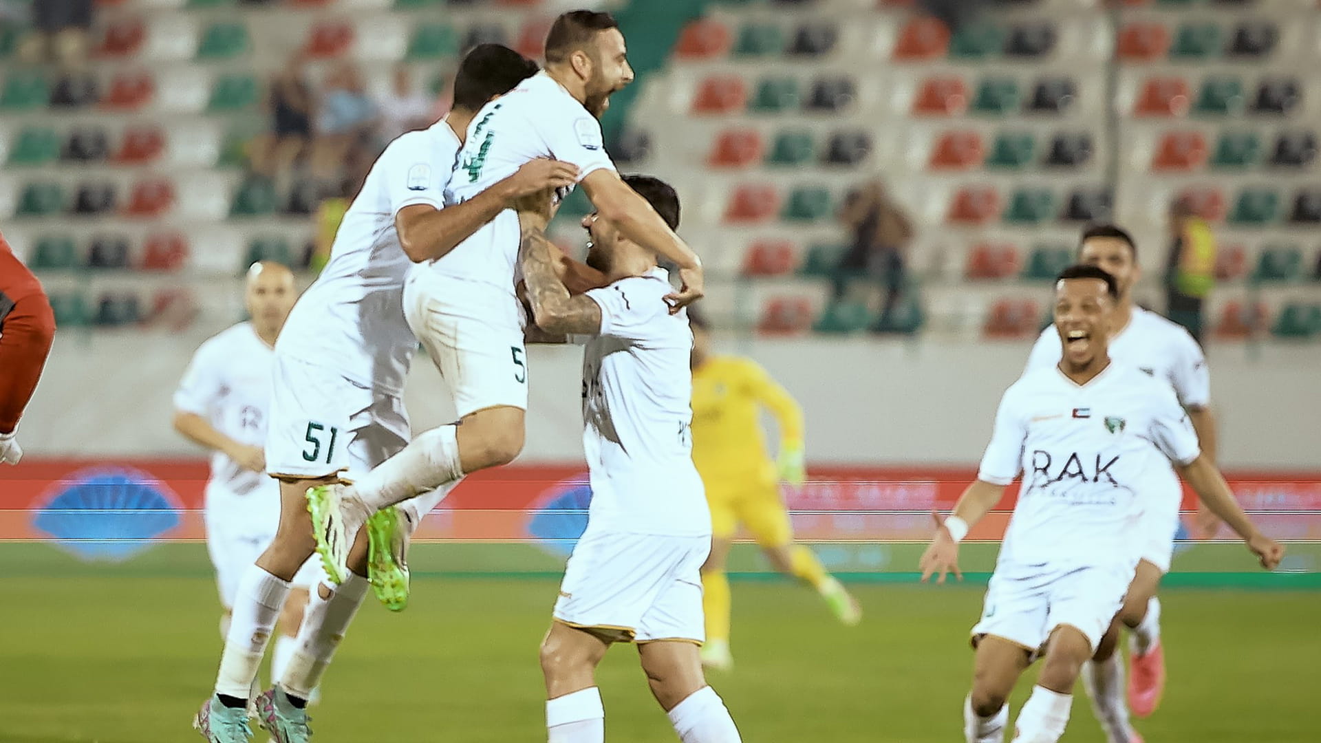 Image for the title: Emirates wins against Khorfakkan in ADNOC Pro League 