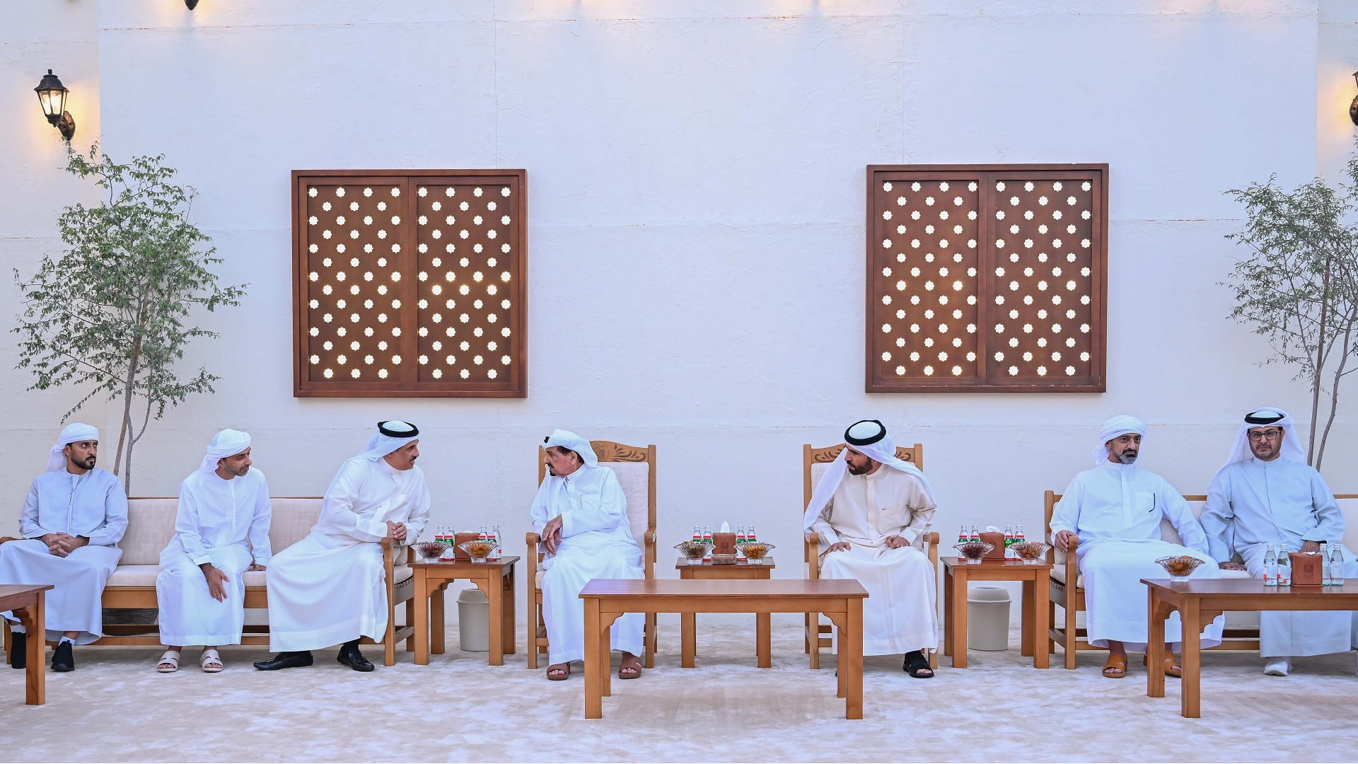 Image for the title: Ajman Ruler, CP receive Bahraini Ambassador; Ramadan well-wishers 