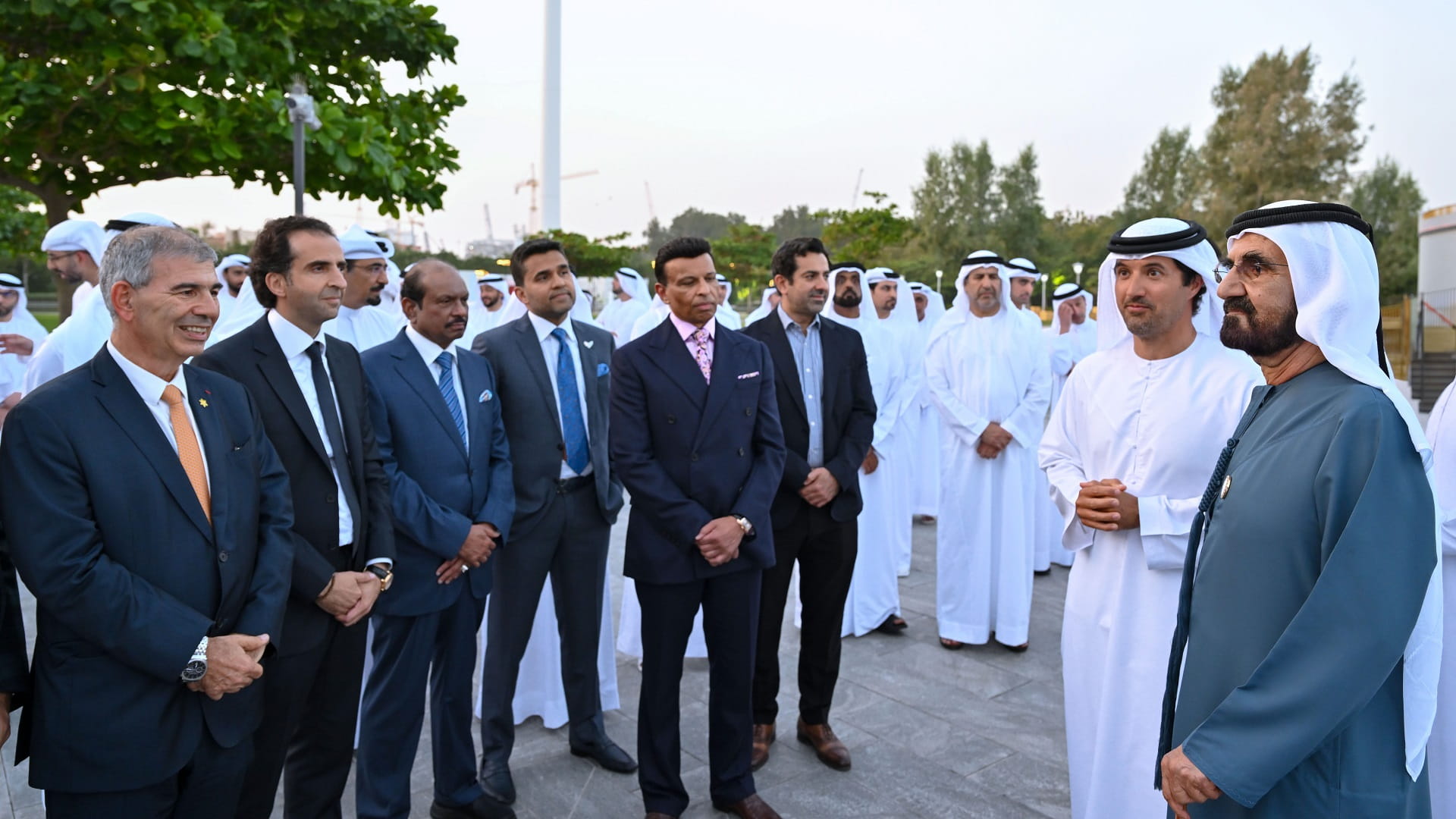 Image for the title: Mohammed bin Rashid receives Ramadan well-wishers 