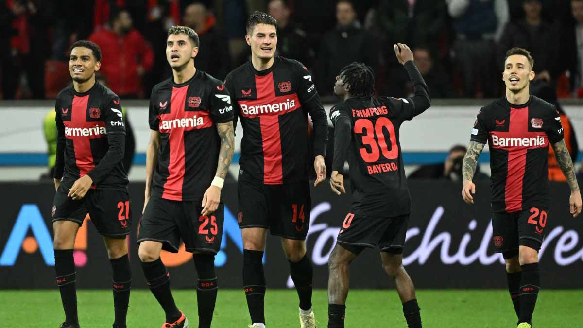 صورة بعنوان: باير ليفركوزن الألماني يحجز مقعداً في ربع نهائي الدوري الأوروبي   