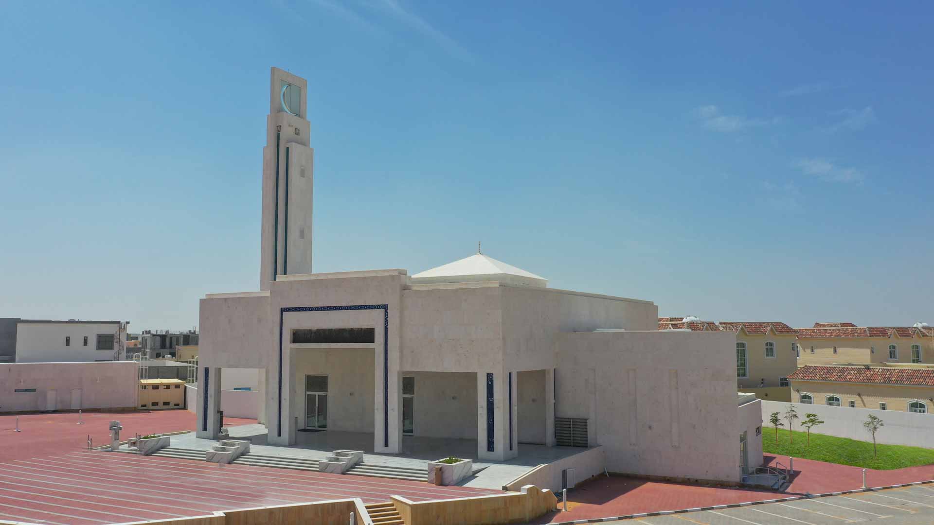 Image for the title: Inaugurating Al Tamaanena Mosque in Al Seyouh Suburb 