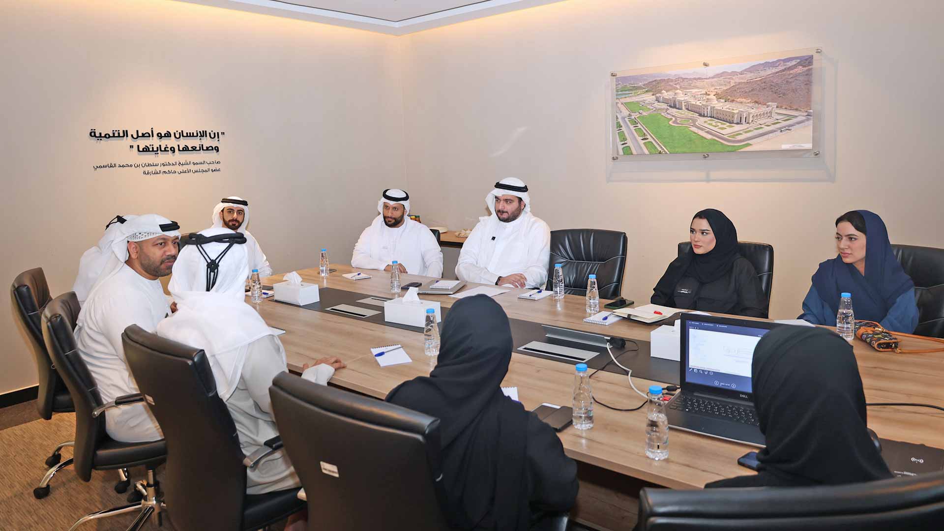 Image for the title: Sharjah Districts Affairs Explores Excellence at Public Works  