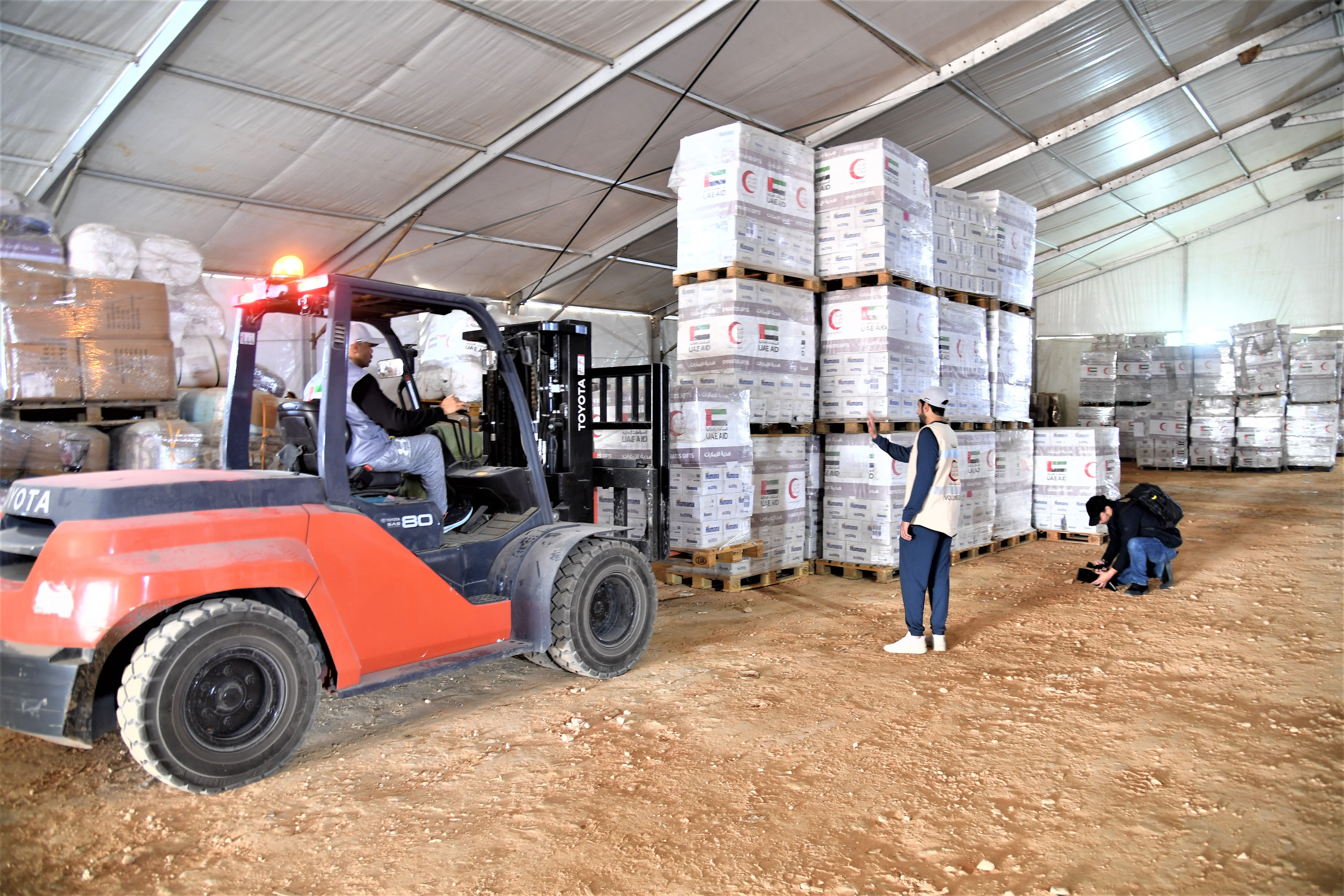 Image for the title: ERC hosts Iftar for residents near Emirati-Jordanian camp 