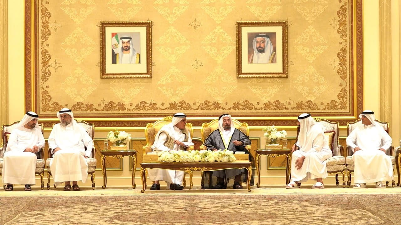 Image for the title: Sharjah Ruler receives more greetings on holy month of Ramadan 