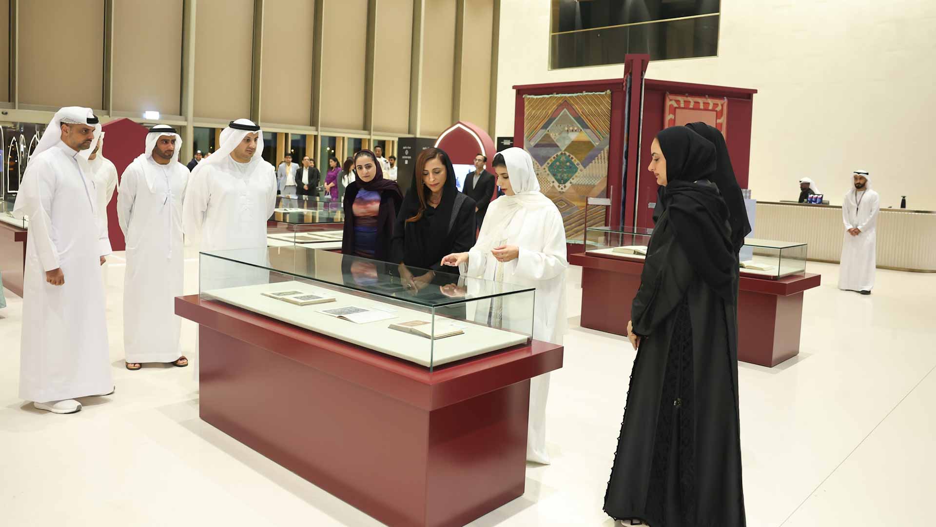 Image for the title: Sheikha Bodour opens 'Chapters of Islamic Art: Carpets' exhibition 