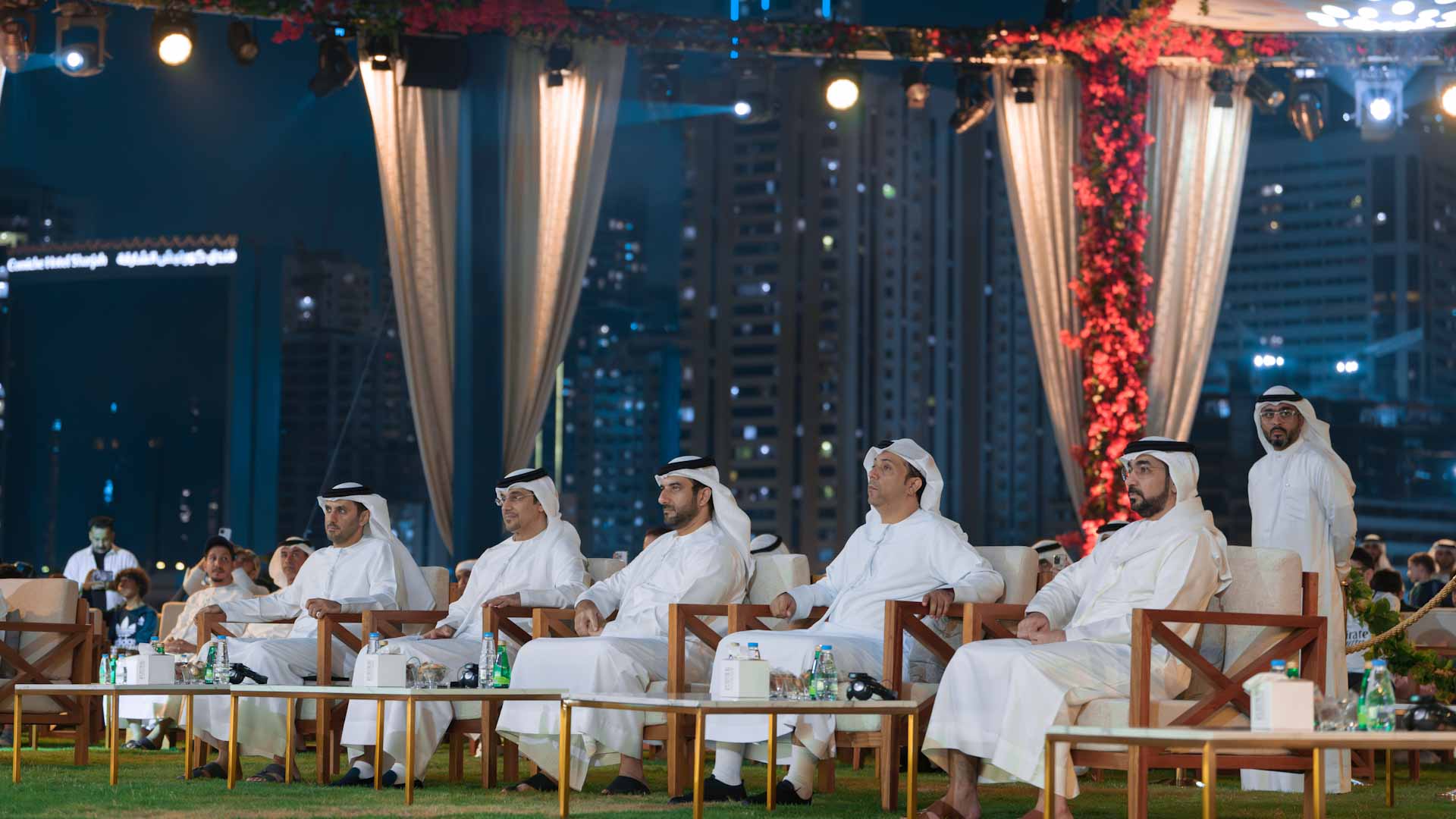 Image for the title: Sultan bin Ahmed Al Qasimi attends the 1st Ramadan Majlis session 