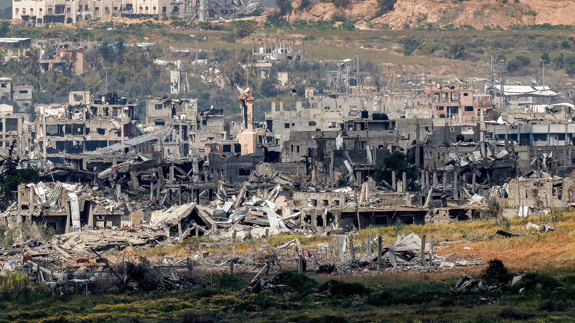 Image for the title: Senate Democrats urge 'bold' US push on Palestinian state 