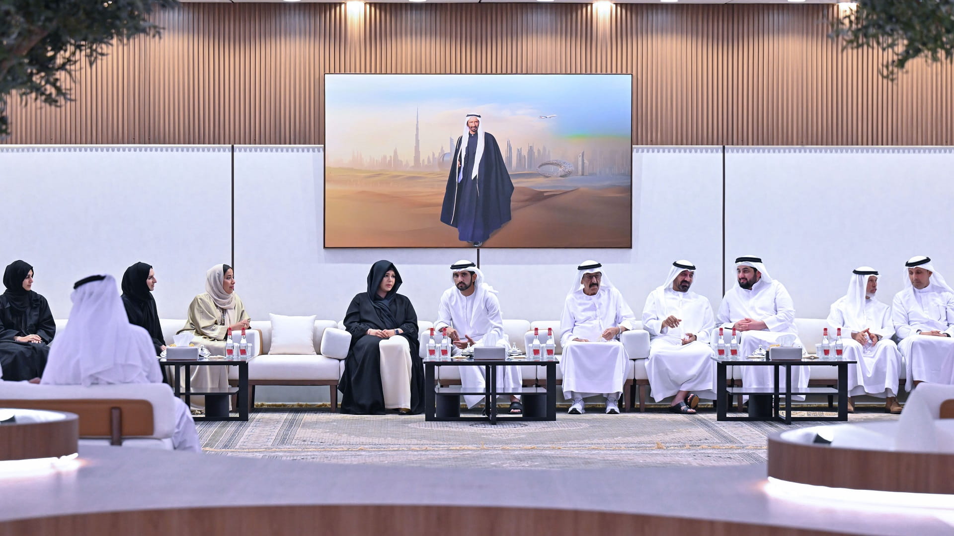 Image for the title: Hamdan bin Mohammed receives Ramadan well-wishers 