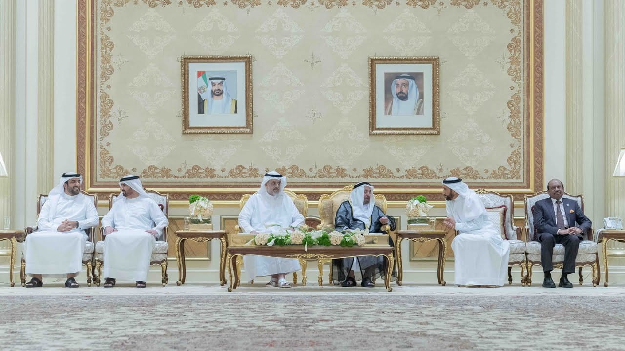 Image for the title: Sharjah Ruler continues to receive Ramadan well-wishers 