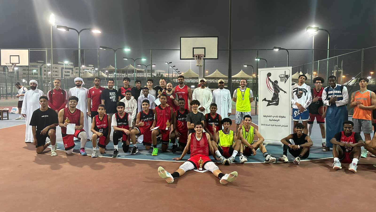 Image for the title: Sharjah Sports Club hosts 2nd Ramadan 3x3 Basketball Tournament 